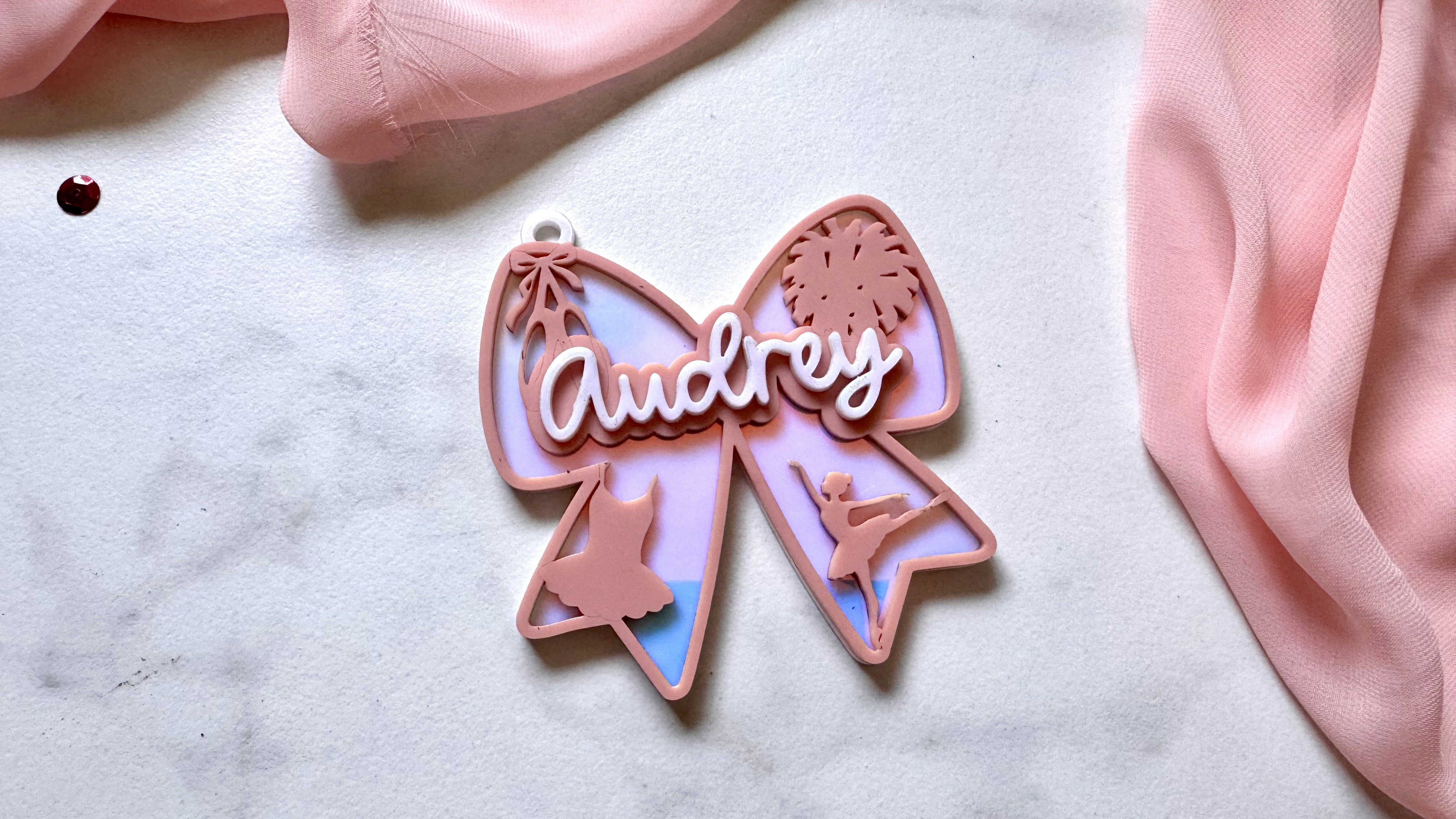 Sports Bow Emoji Tag