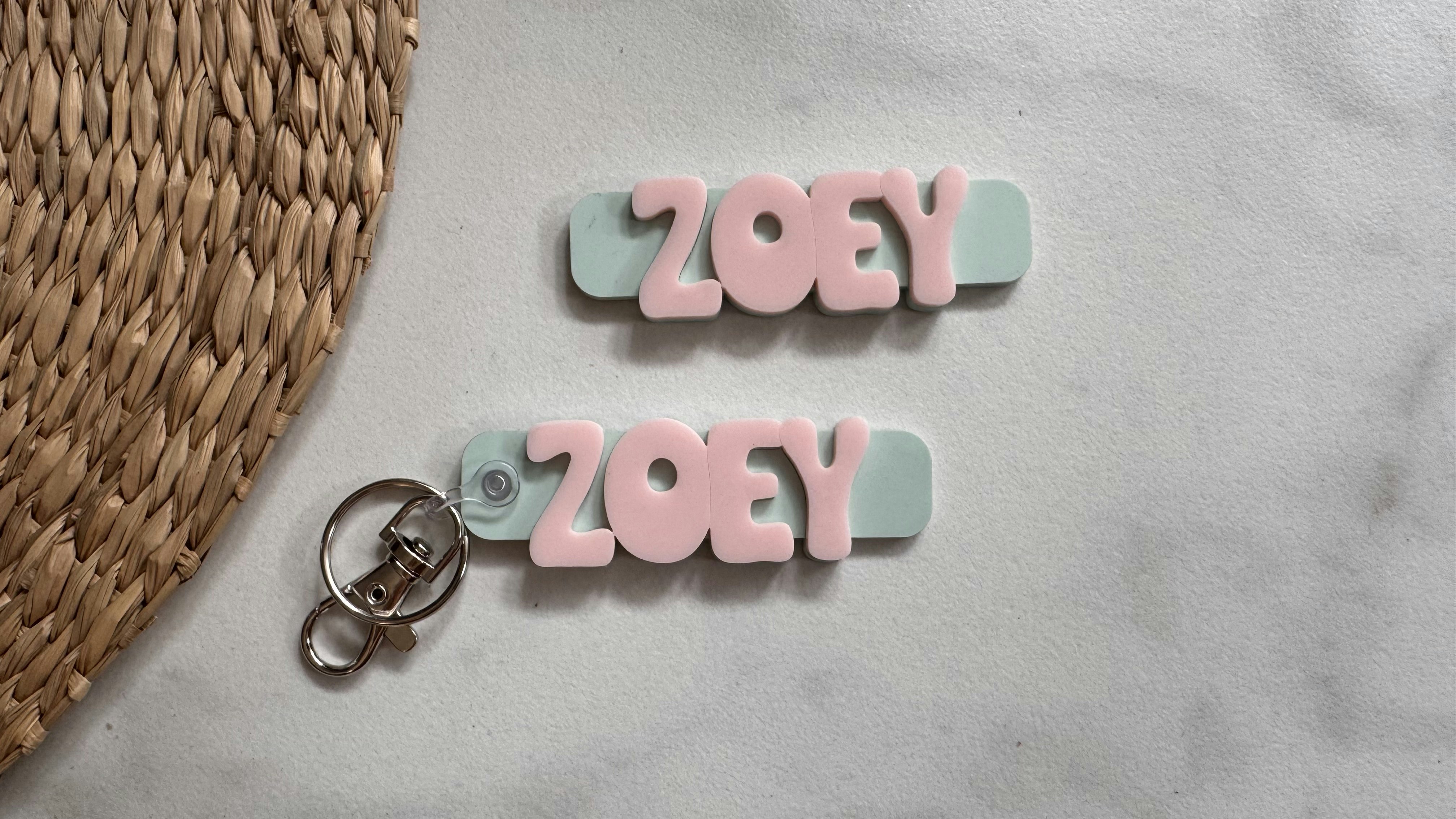 Rectangle Keychain Version 2