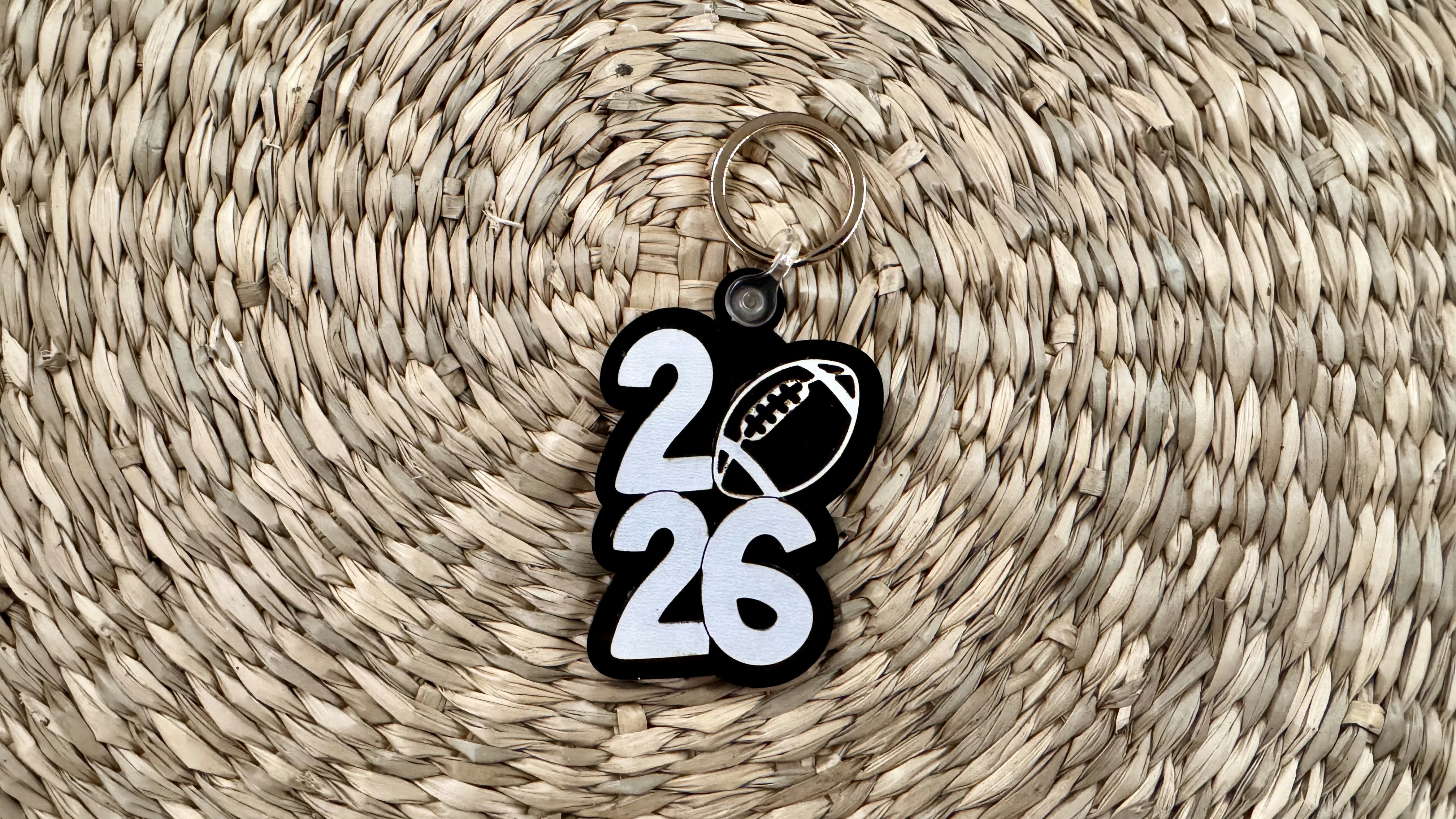 Sport Year Keychain Tag