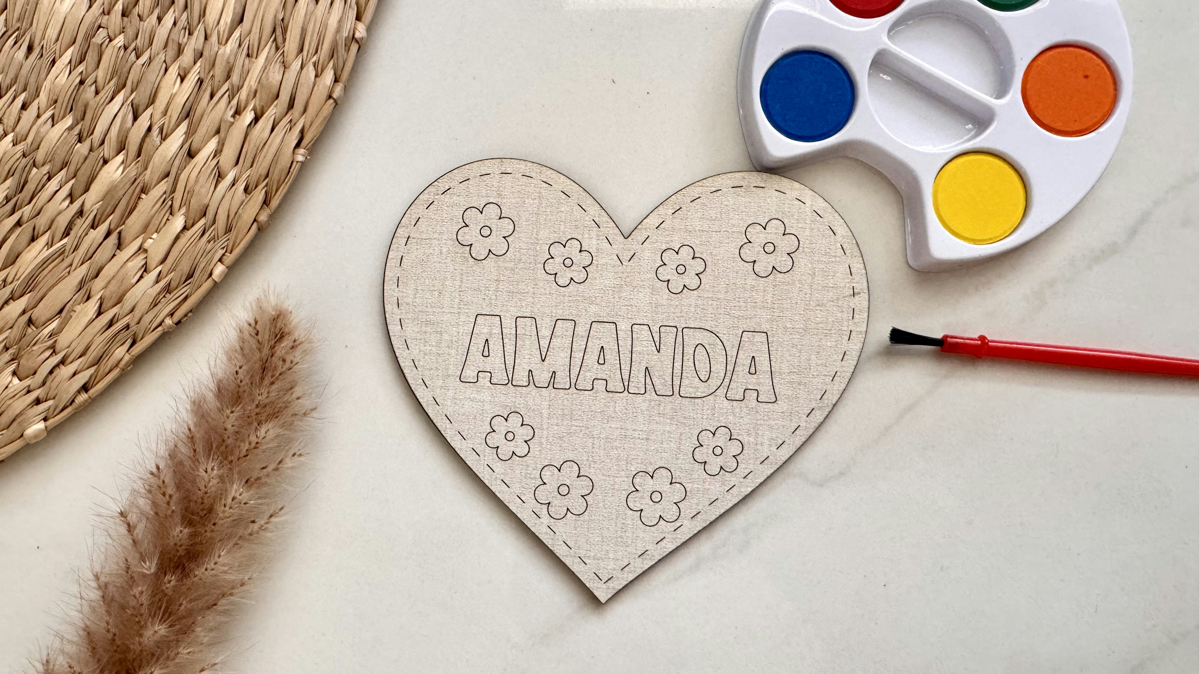 DIY Heart Paint Kit