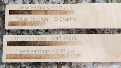 Raster Engrave Tester