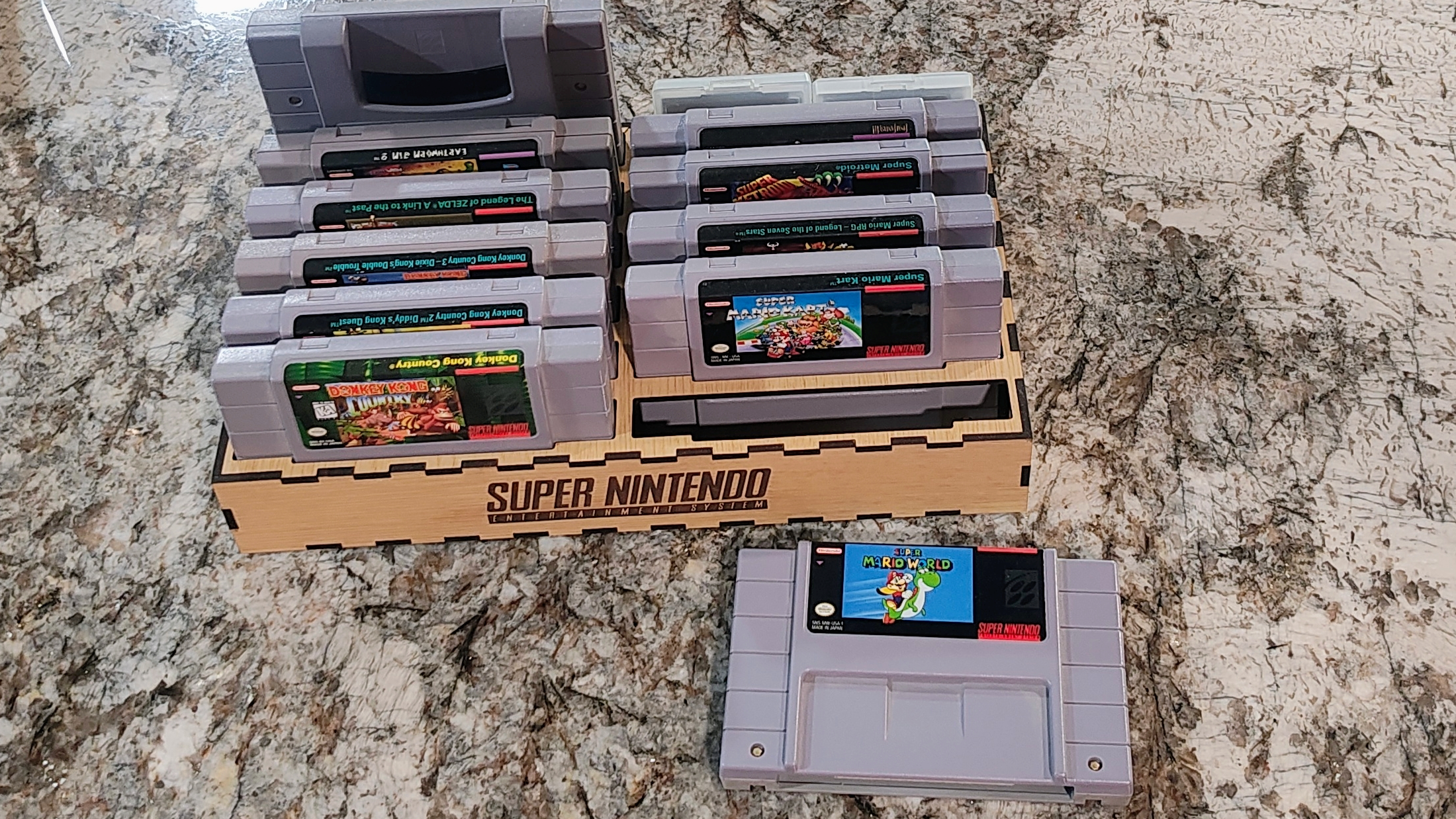 SNES Cartridge Organizer