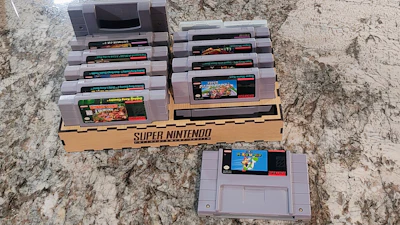 SNES Cartridge Organizer