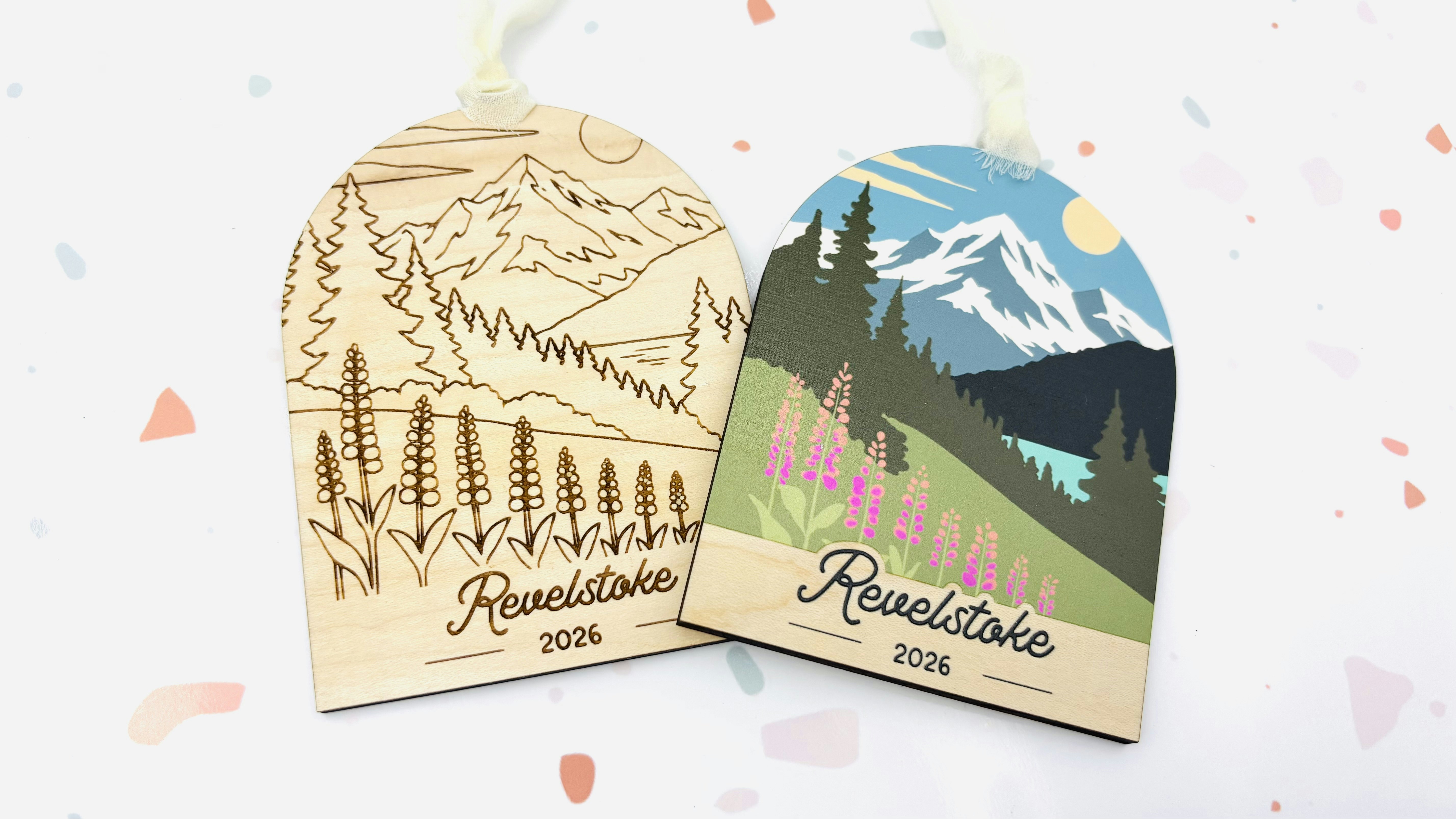 Alpine/Mountain Park Ornament/Magnet/Sticker