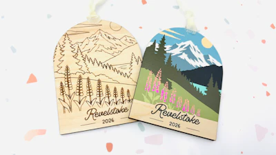 Alpine/Mountain Park Ornament/Magnet/Sticker