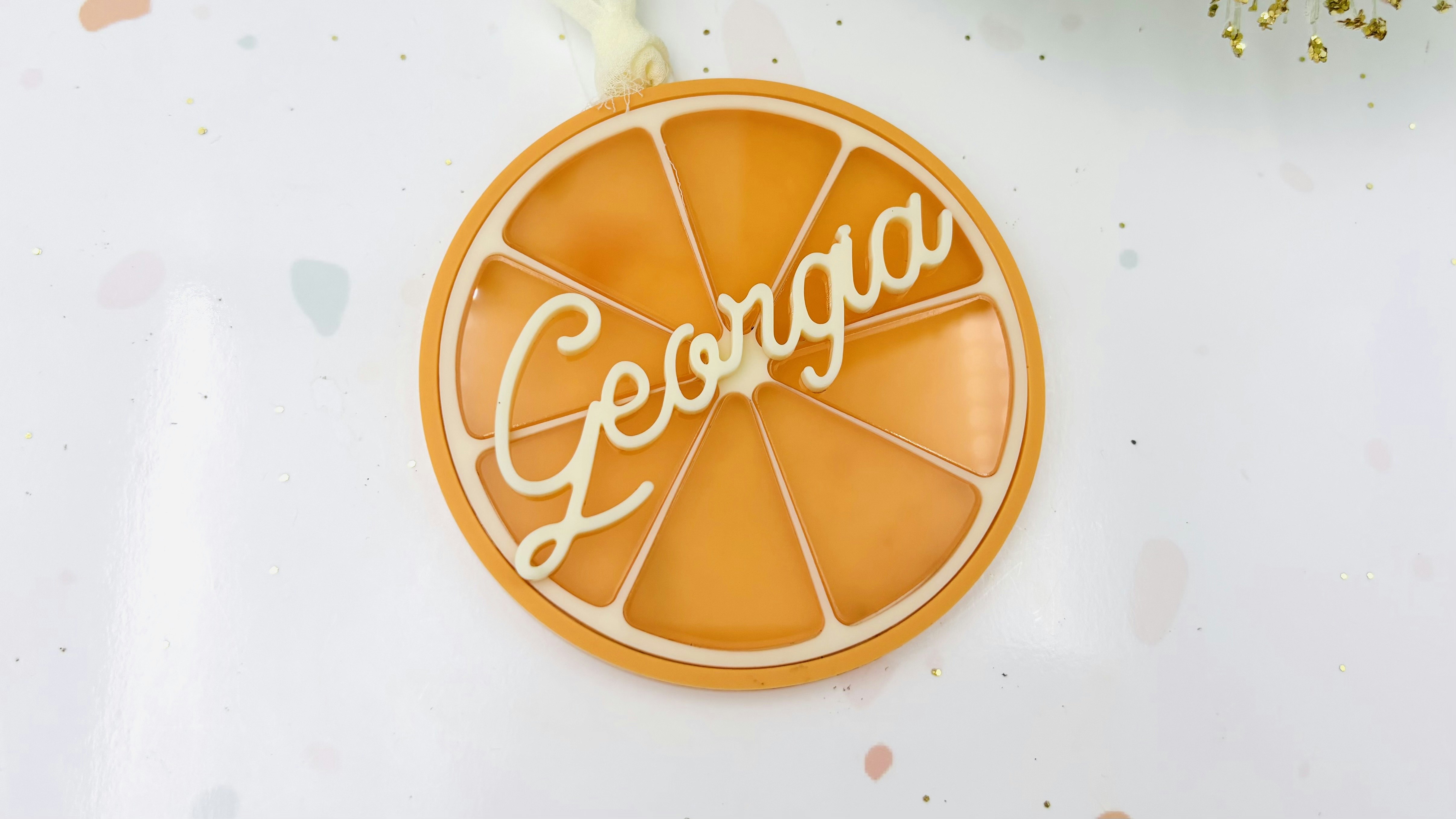 Orange Slice Ornament