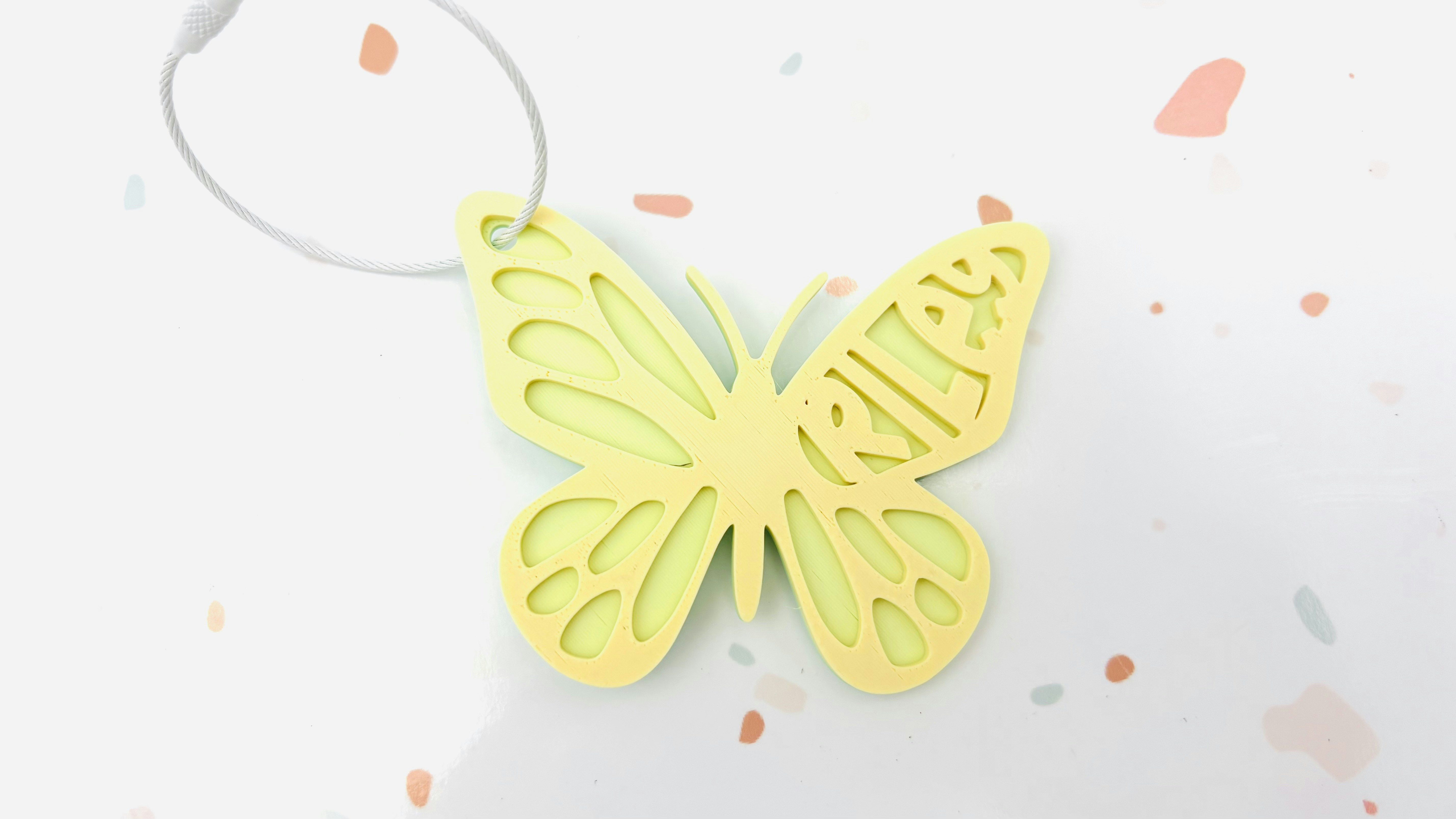 Butterfly Tag - 3d Print