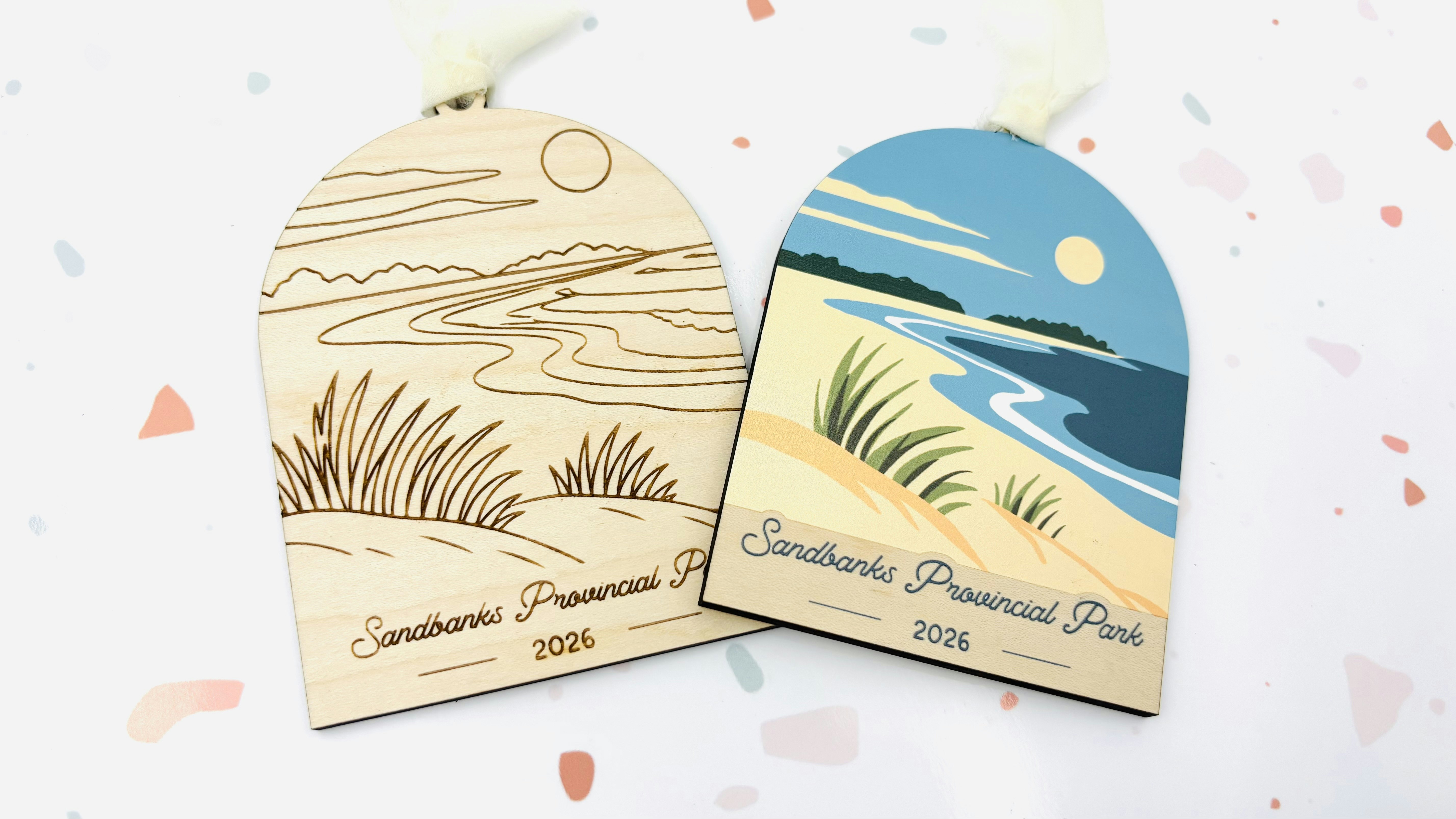 Beach & Sand Dunes Ornament/Magnet/Sticker