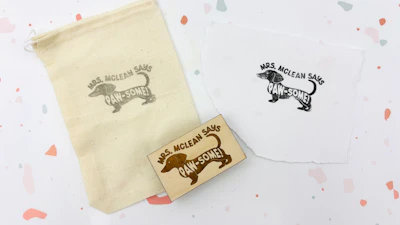 Wiener Dog Teacher Stamp
