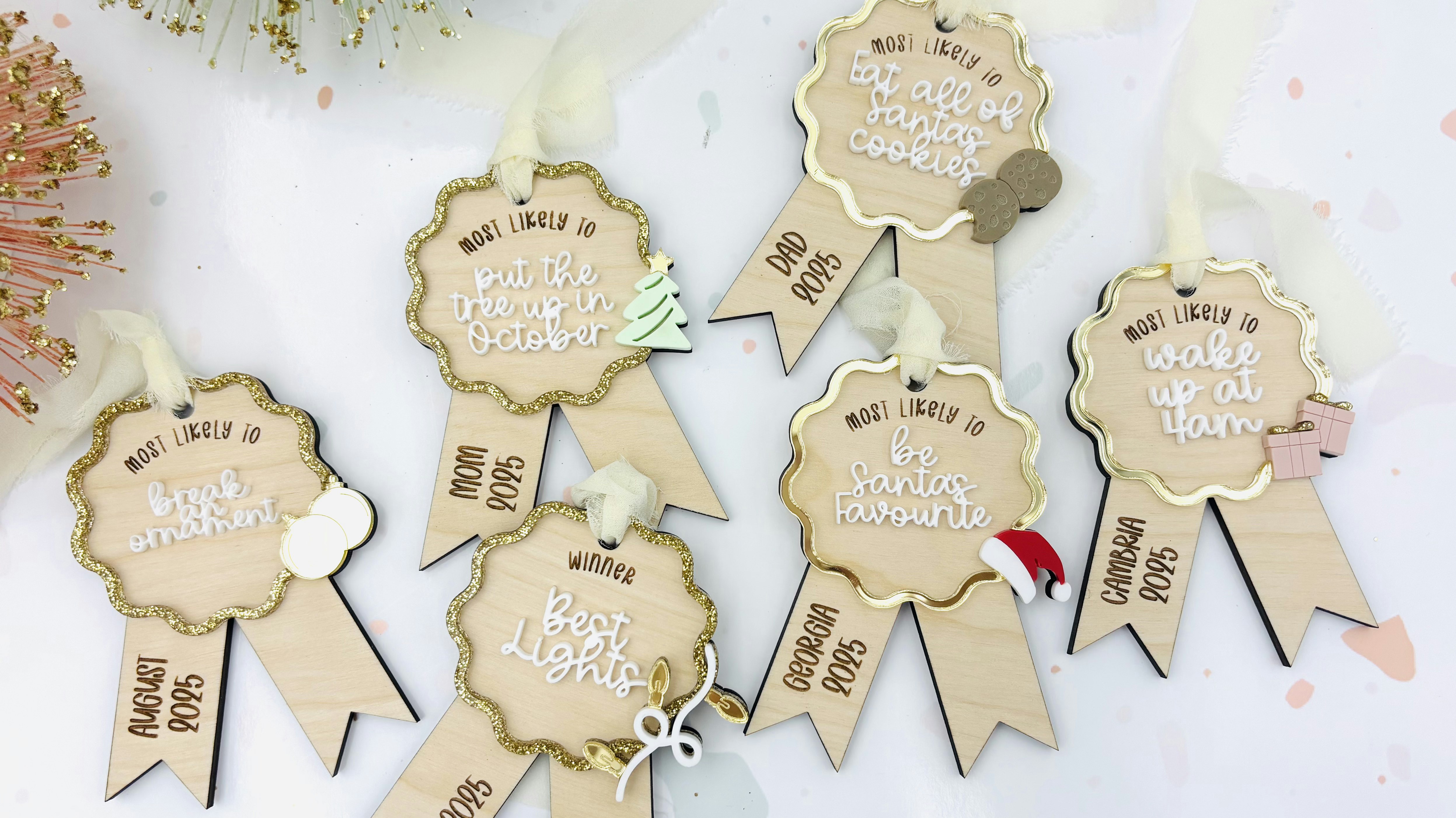 Most Likely To... Award Ornament