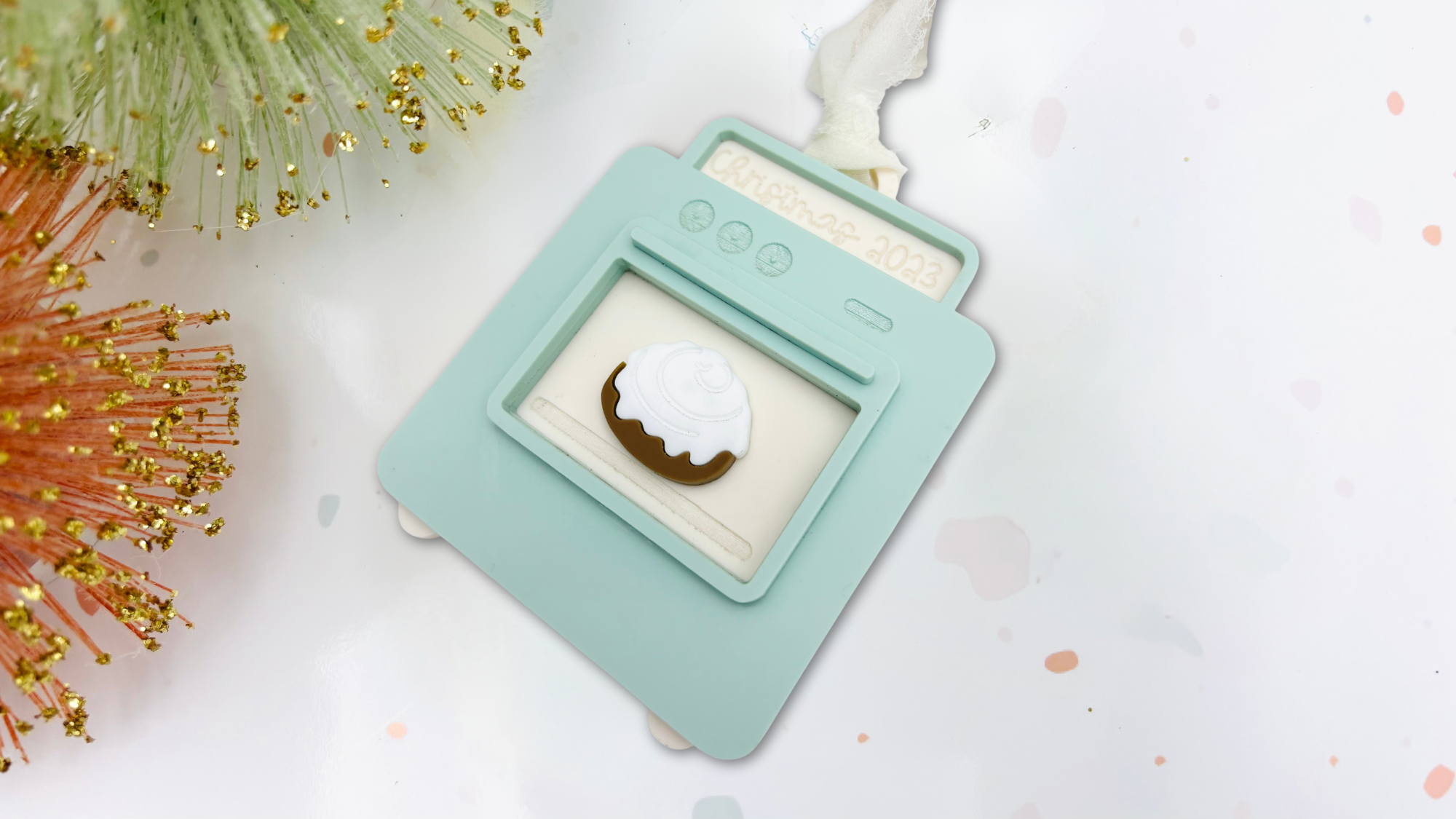 Bun in the Oven Christmas Ornament