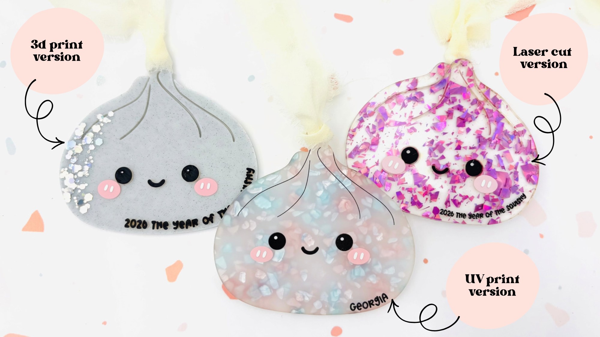 Dumpling Ornament