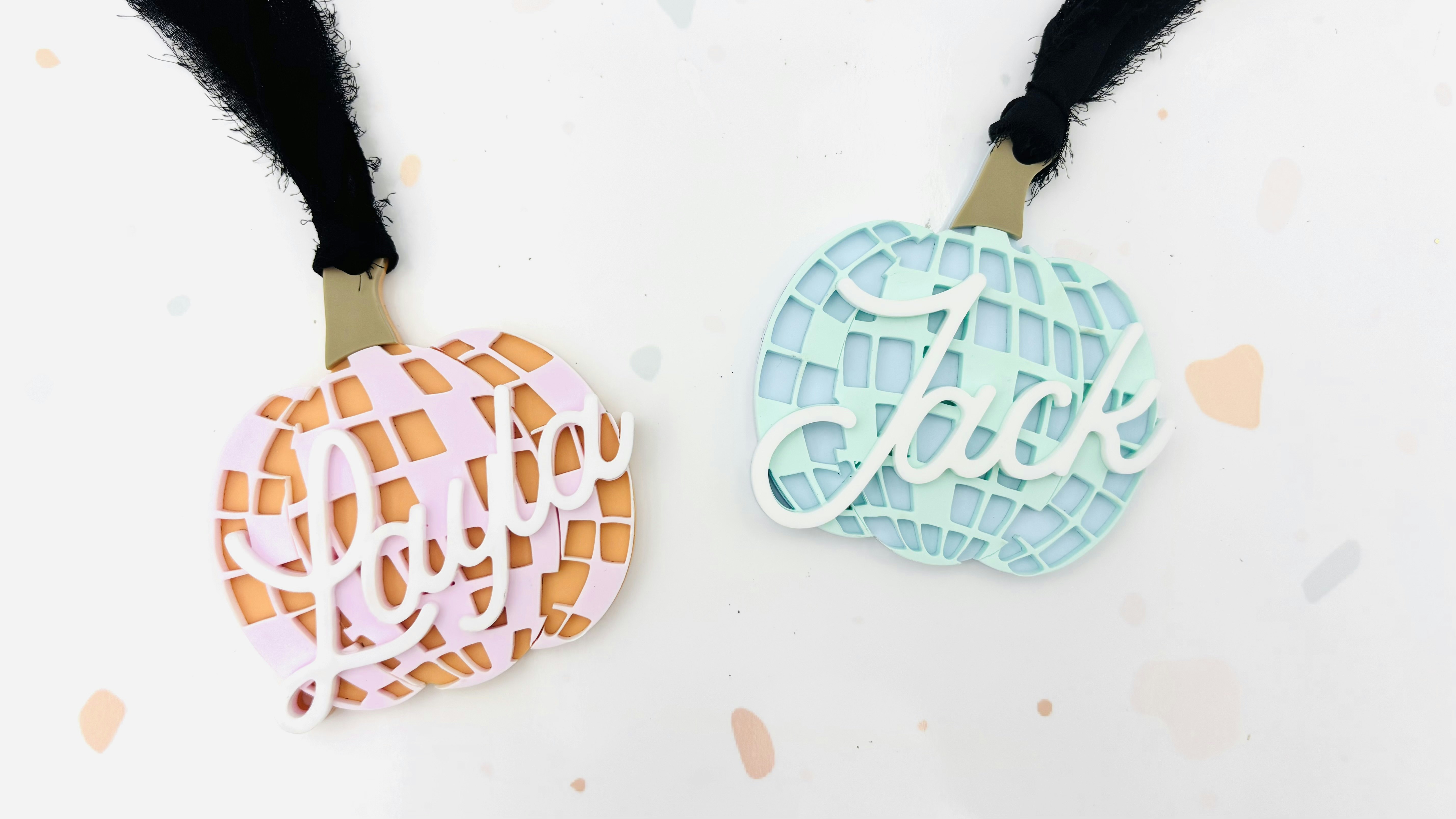 Disco Pumpkin Tag