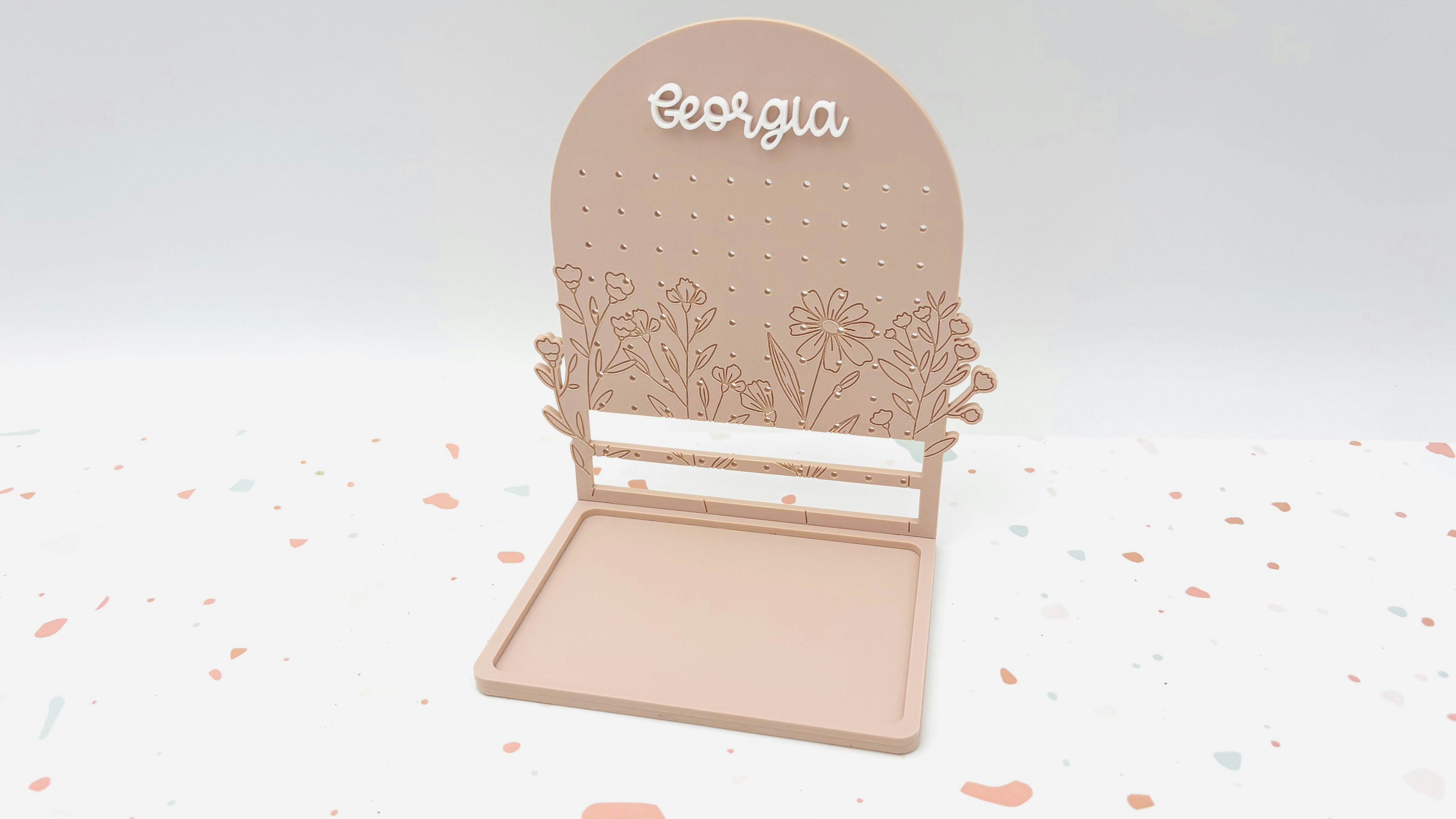 Floral Earring Holder
