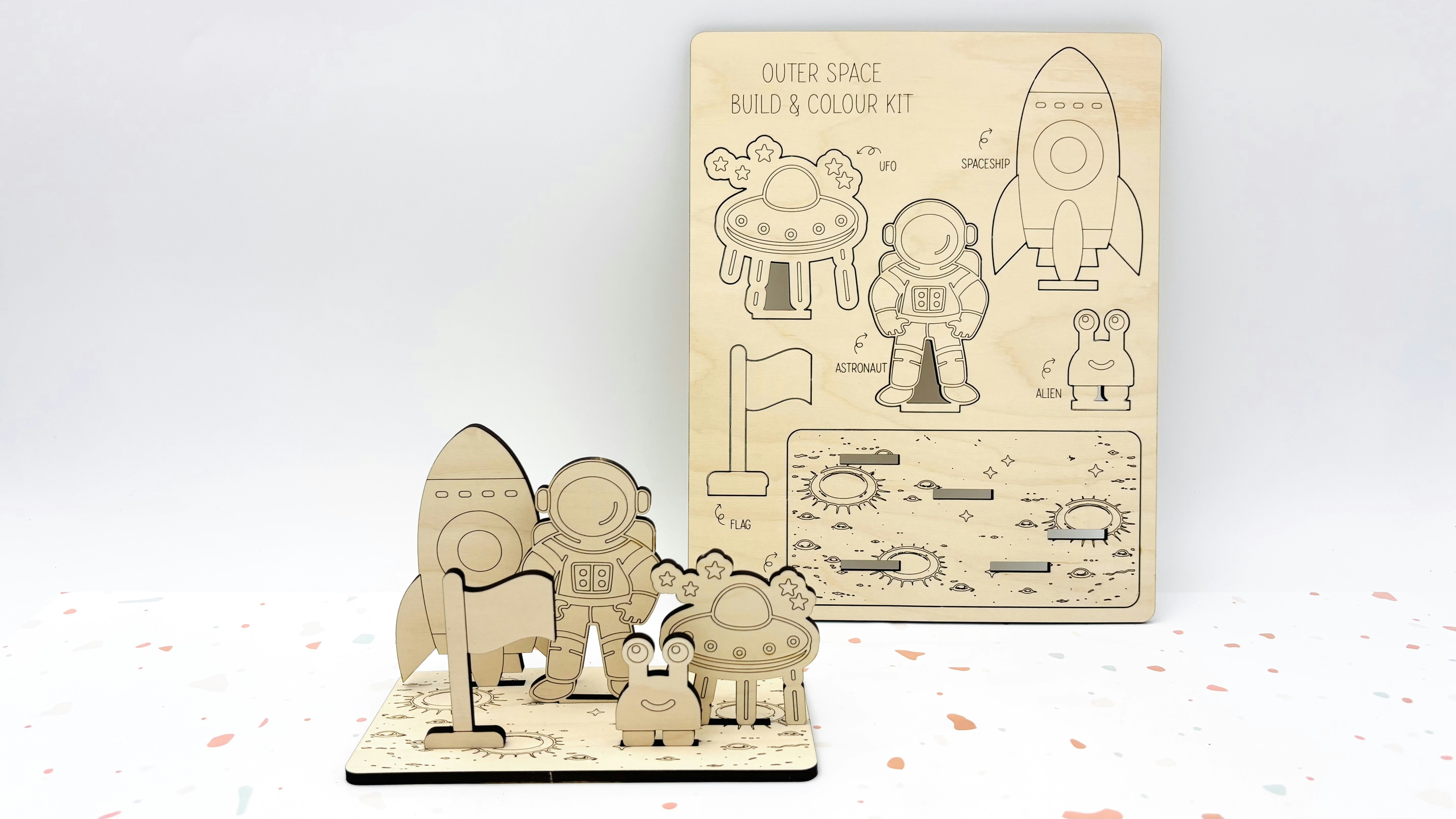 Outer Space Pop-Out DIY Kit
