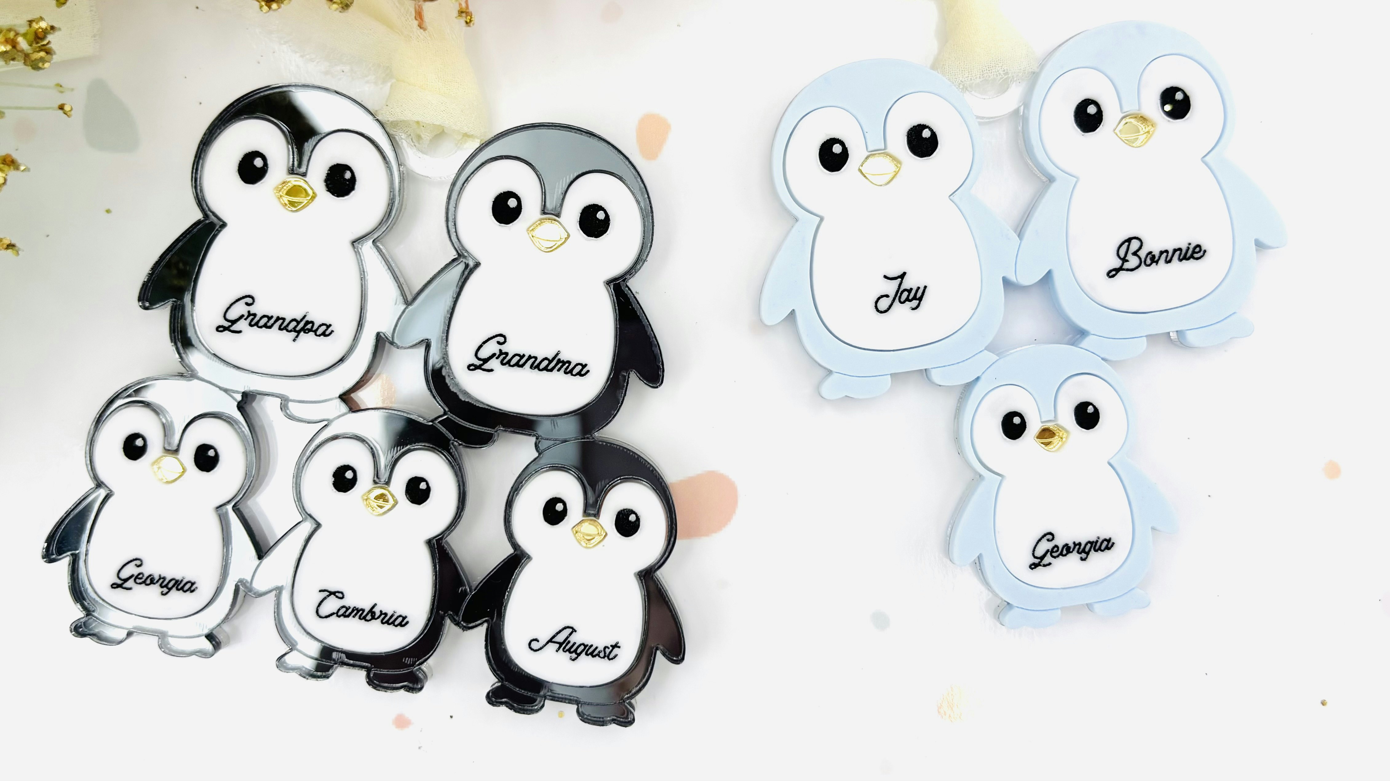 Penguin Family Ornament