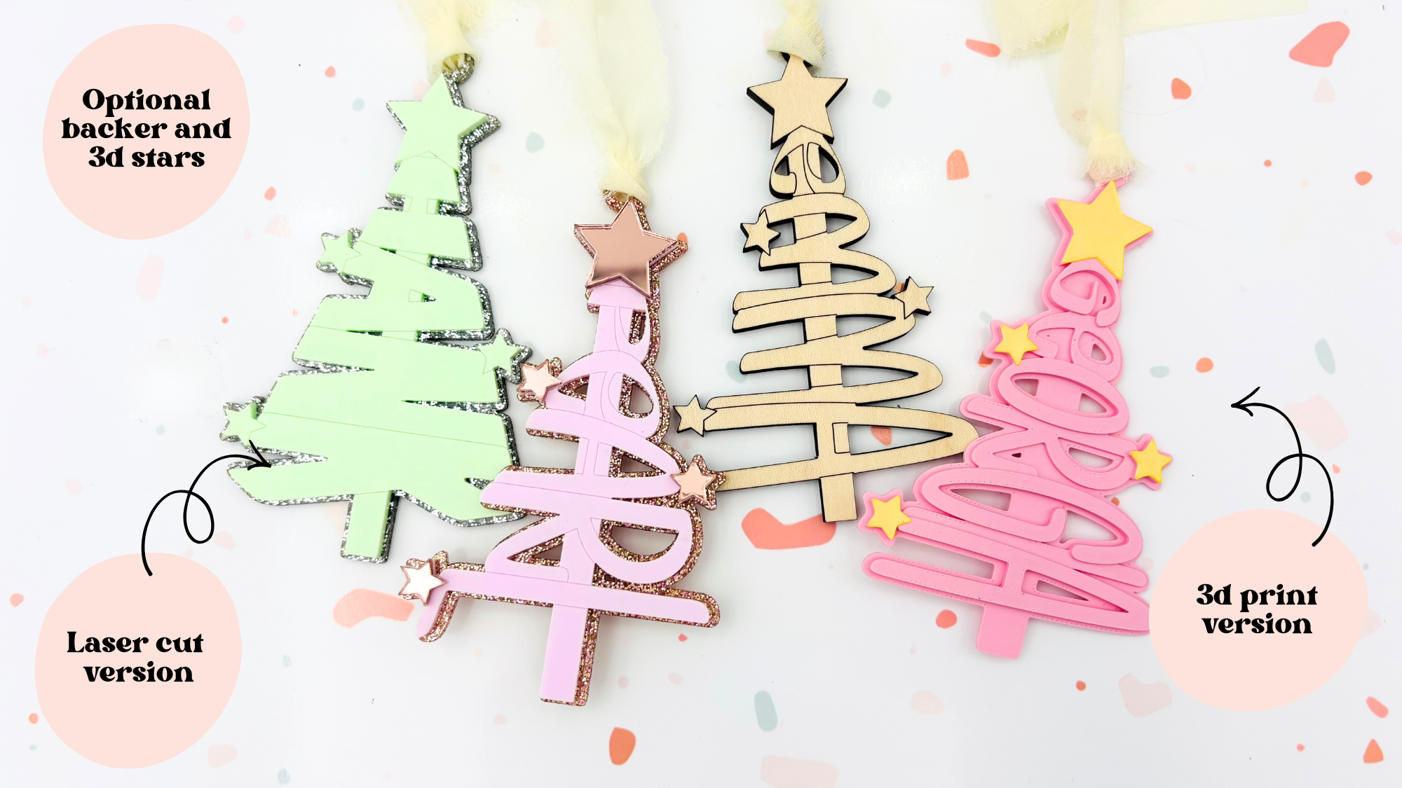Name Christmas Tree Ornament