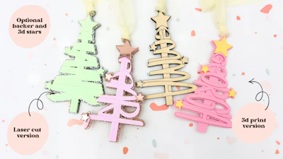 Name Christmas Tree Ornament