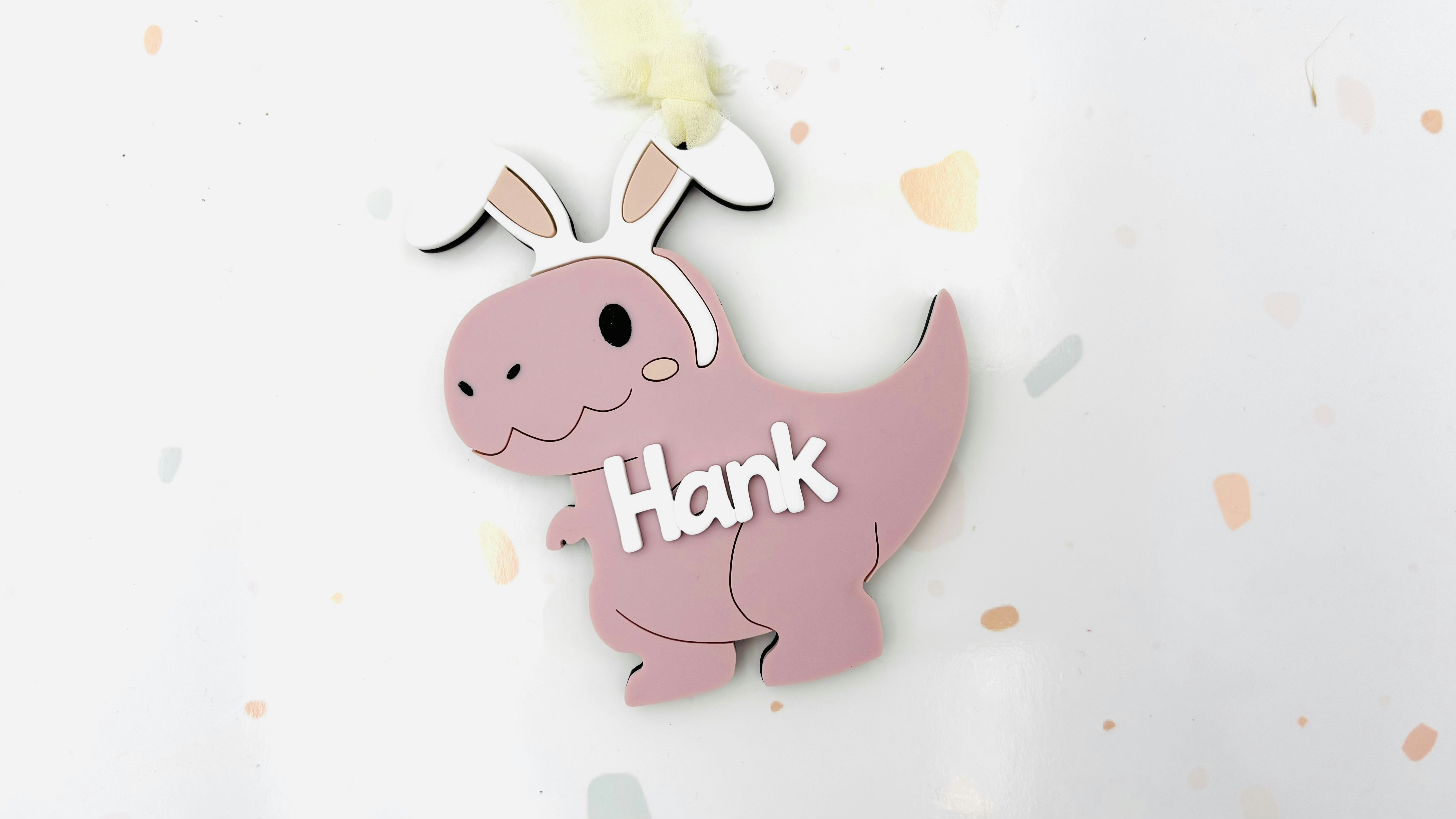 Dinosaur Easter Basket Tag