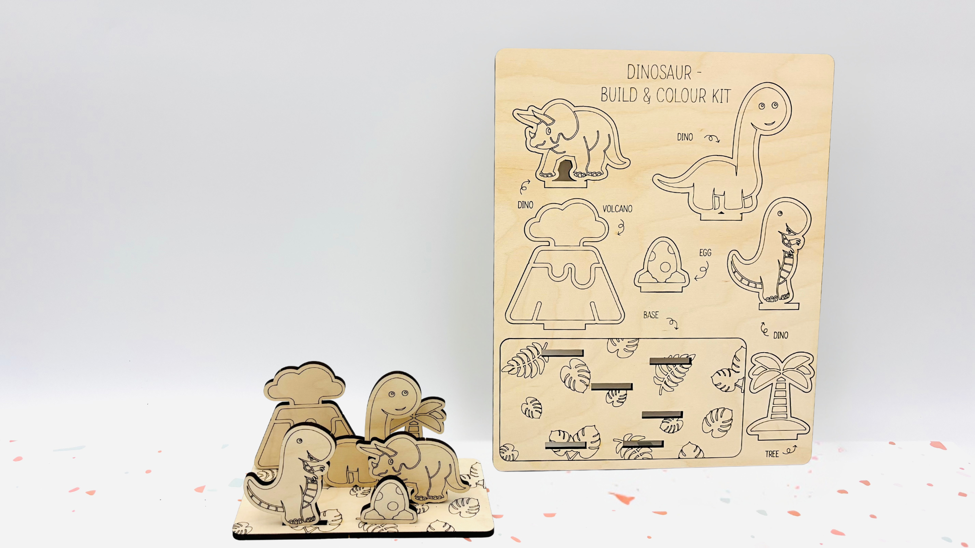 Dinosaur Pop-Out DIY Kit