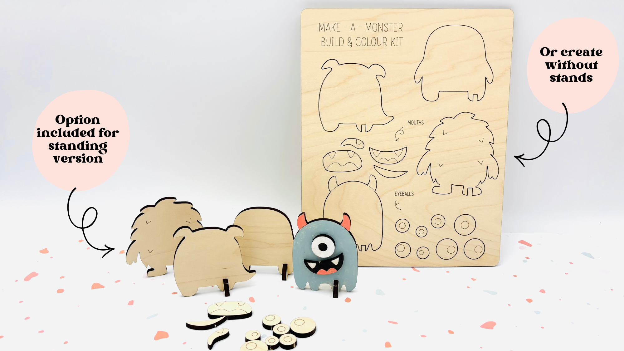Make-A-Monster Halloween Pop Out DIY Kit