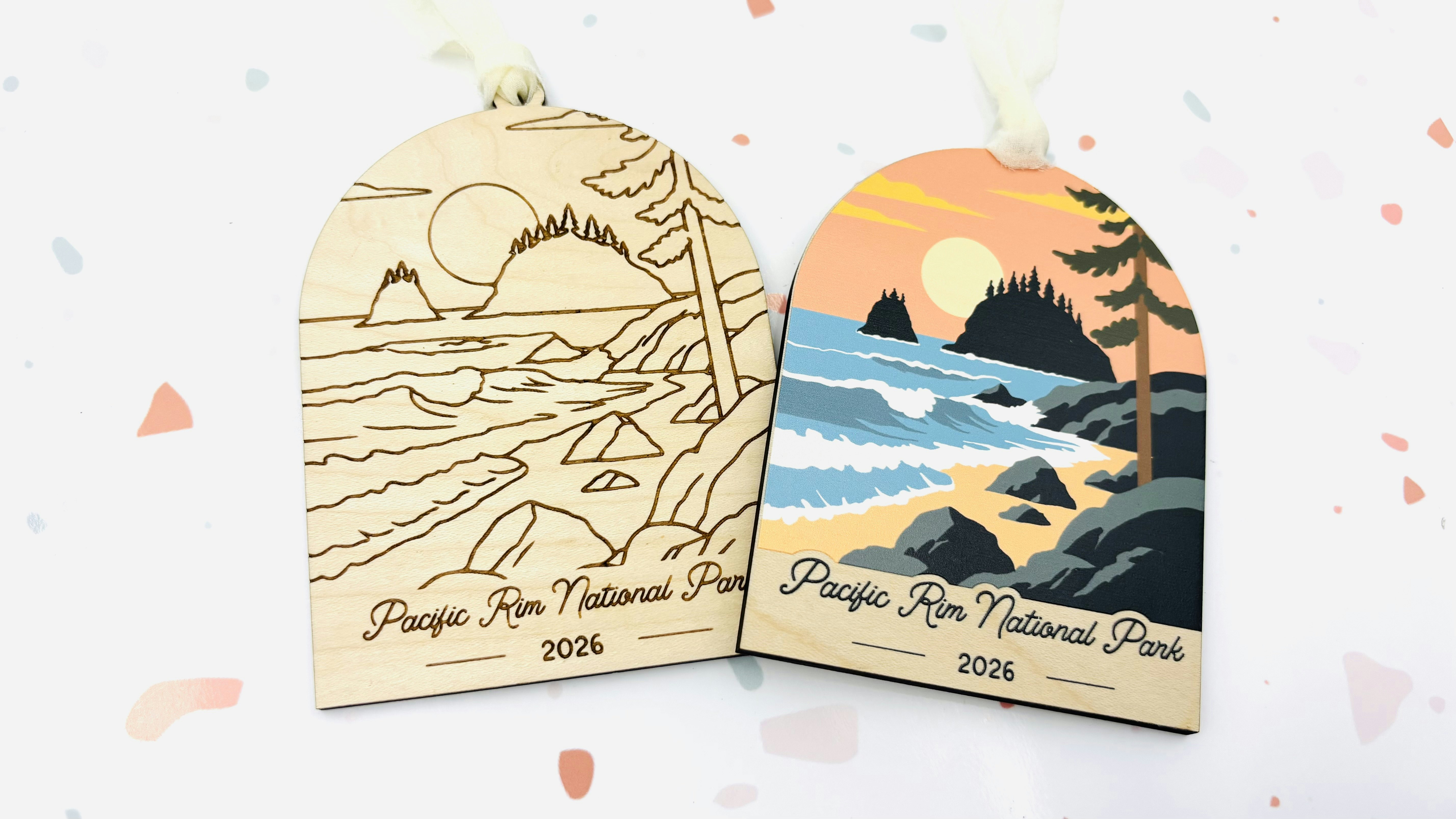 Pacific Rim Ornament/Magnet/Sticker