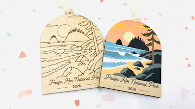Pacific Rim Ornament/Magnet/Sticker