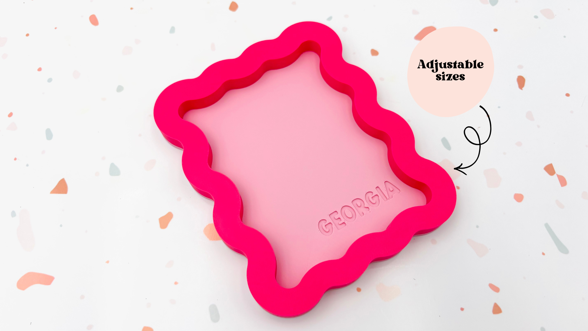 Wavy Tray 3d Print