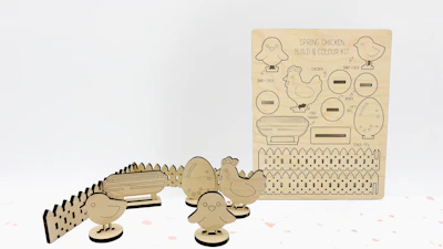 Chicken Pop-Out DIY Kit