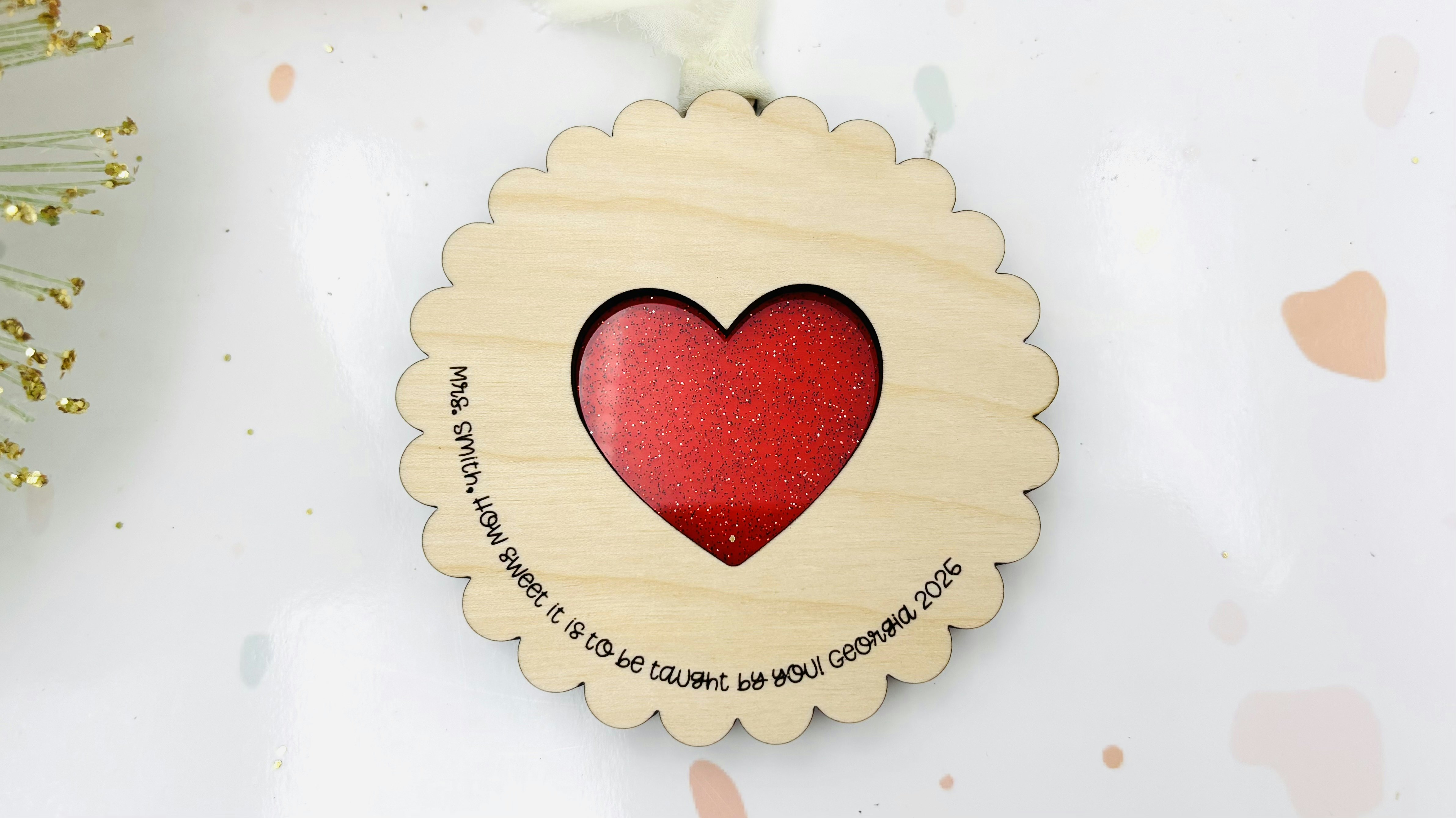 Linzer Cookie Ornament