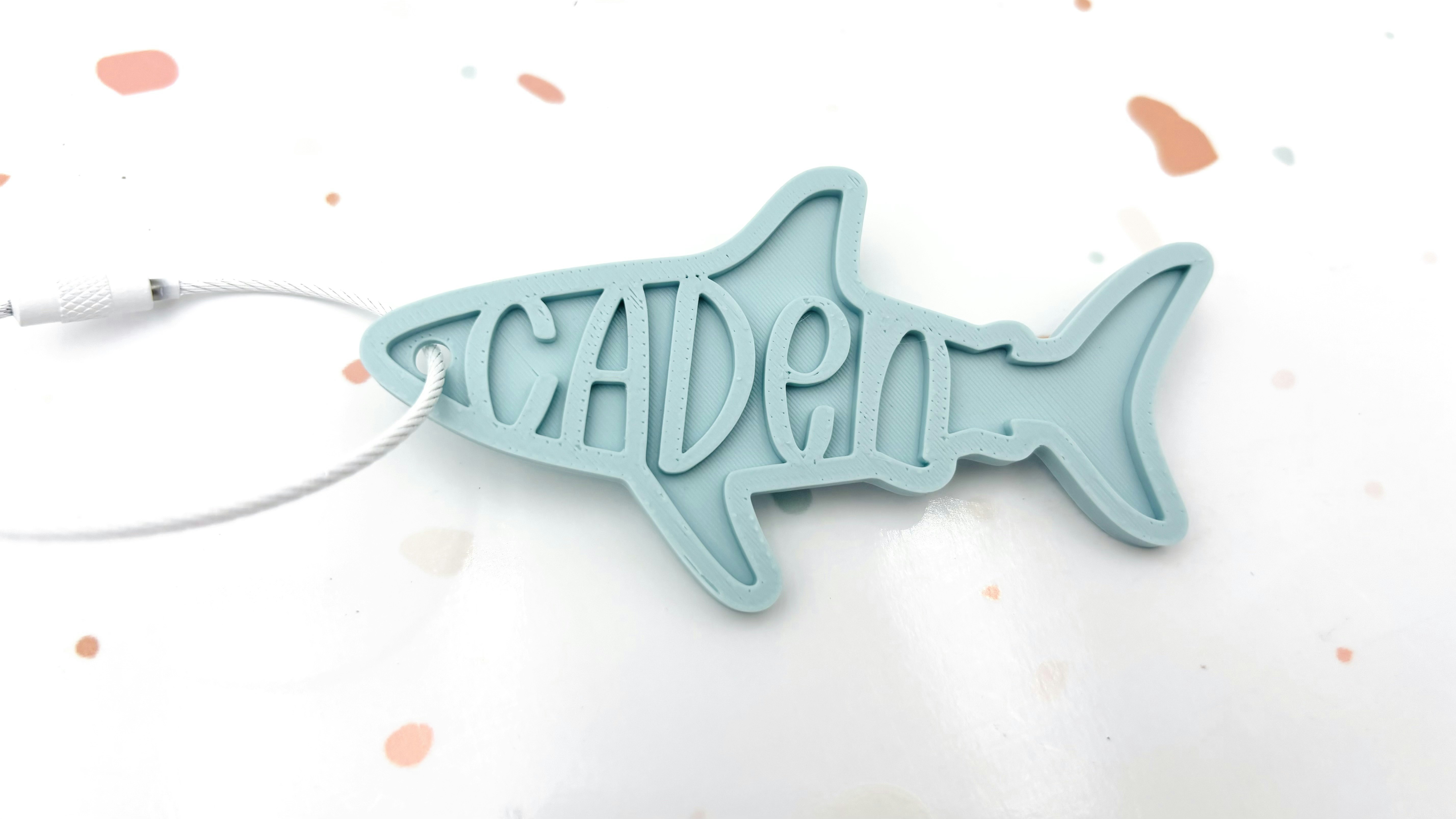 Shark Tag - 3d Print