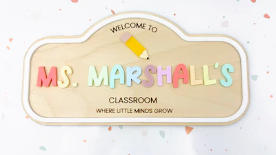 Teacher Classroom Sign