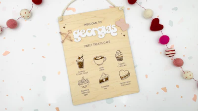 Valentine's Play Kitchen Menu