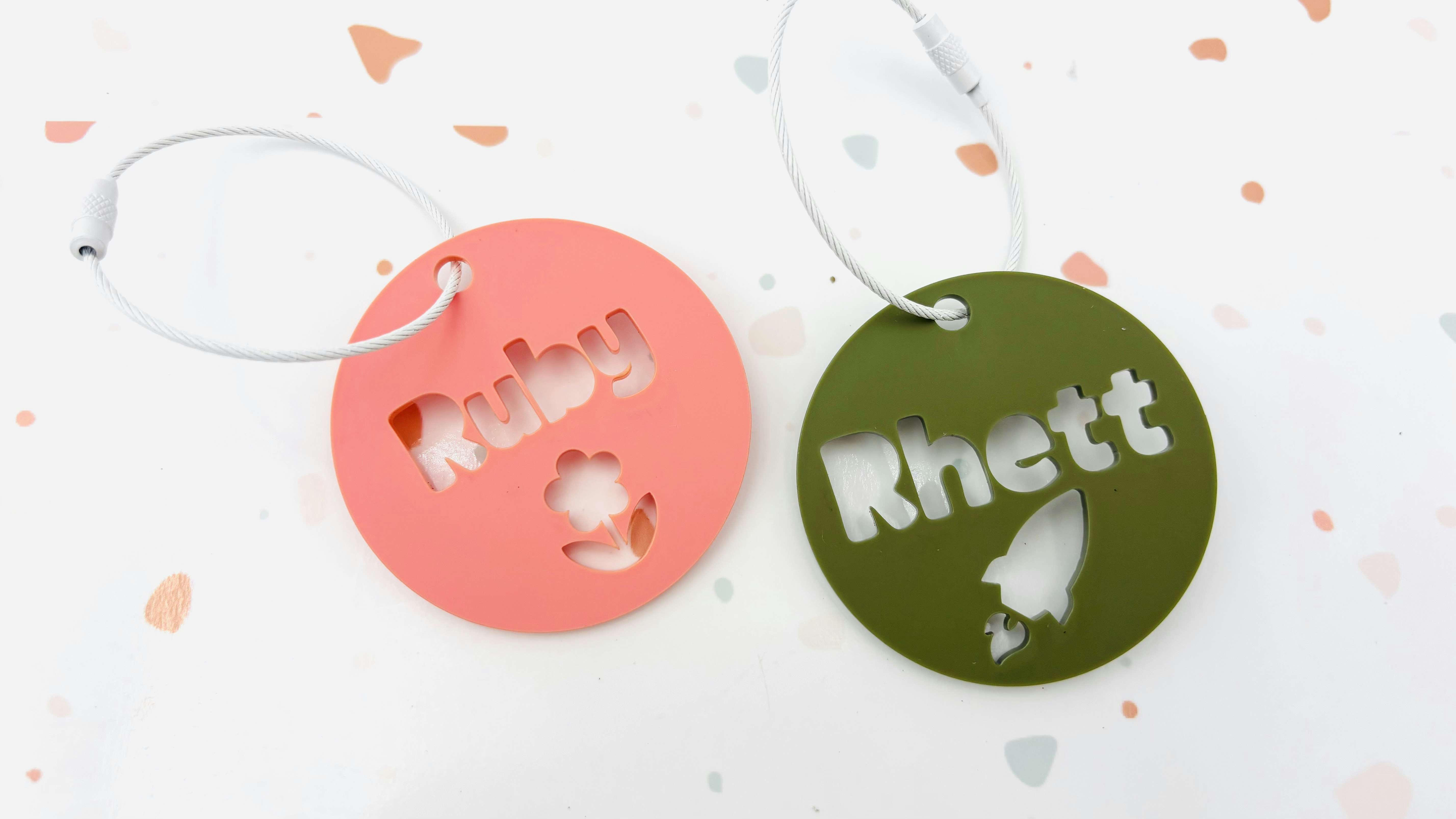 Knockout Emoji Bag Tag
