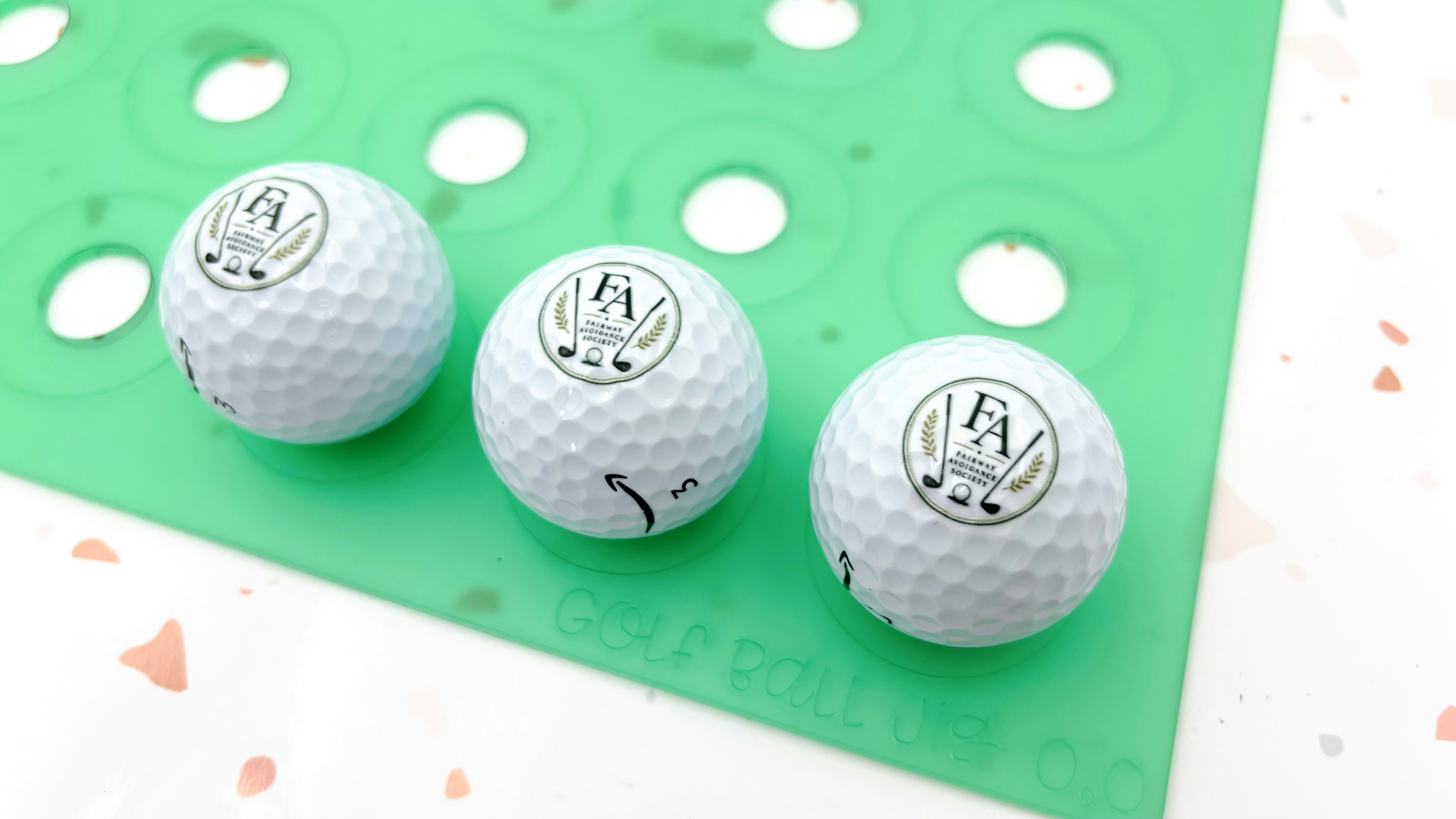 Golf Ball Jig for UV Printing