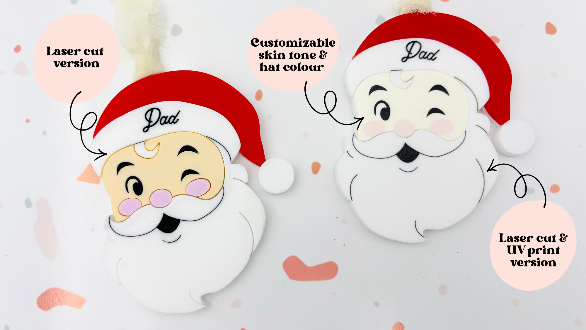 Santa Ornament
