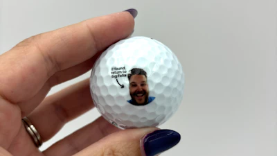 Golf Ball Print - If Found, Return To...