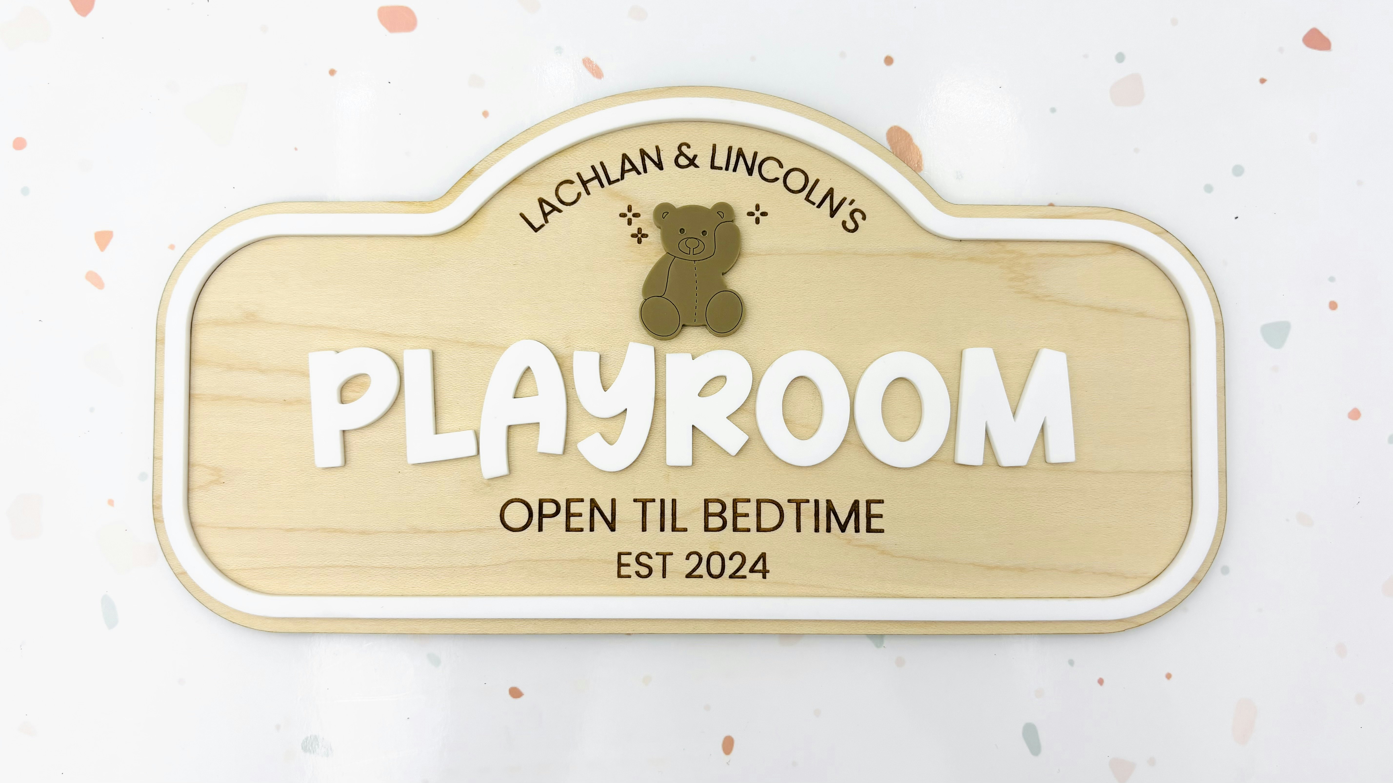 Pretend Play Playroom Sign