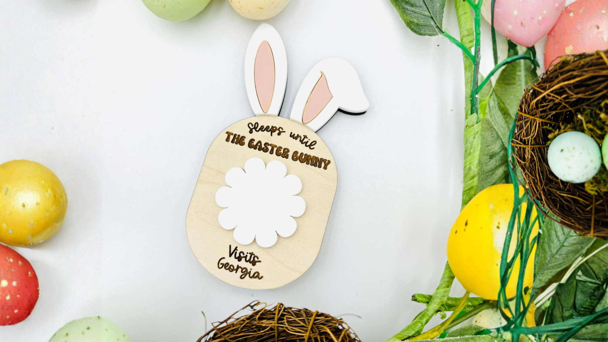 Easter Bunny Countdown Magnet