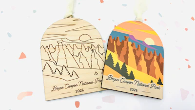 Bryce Canyon Ornament/Magnet/Sticker