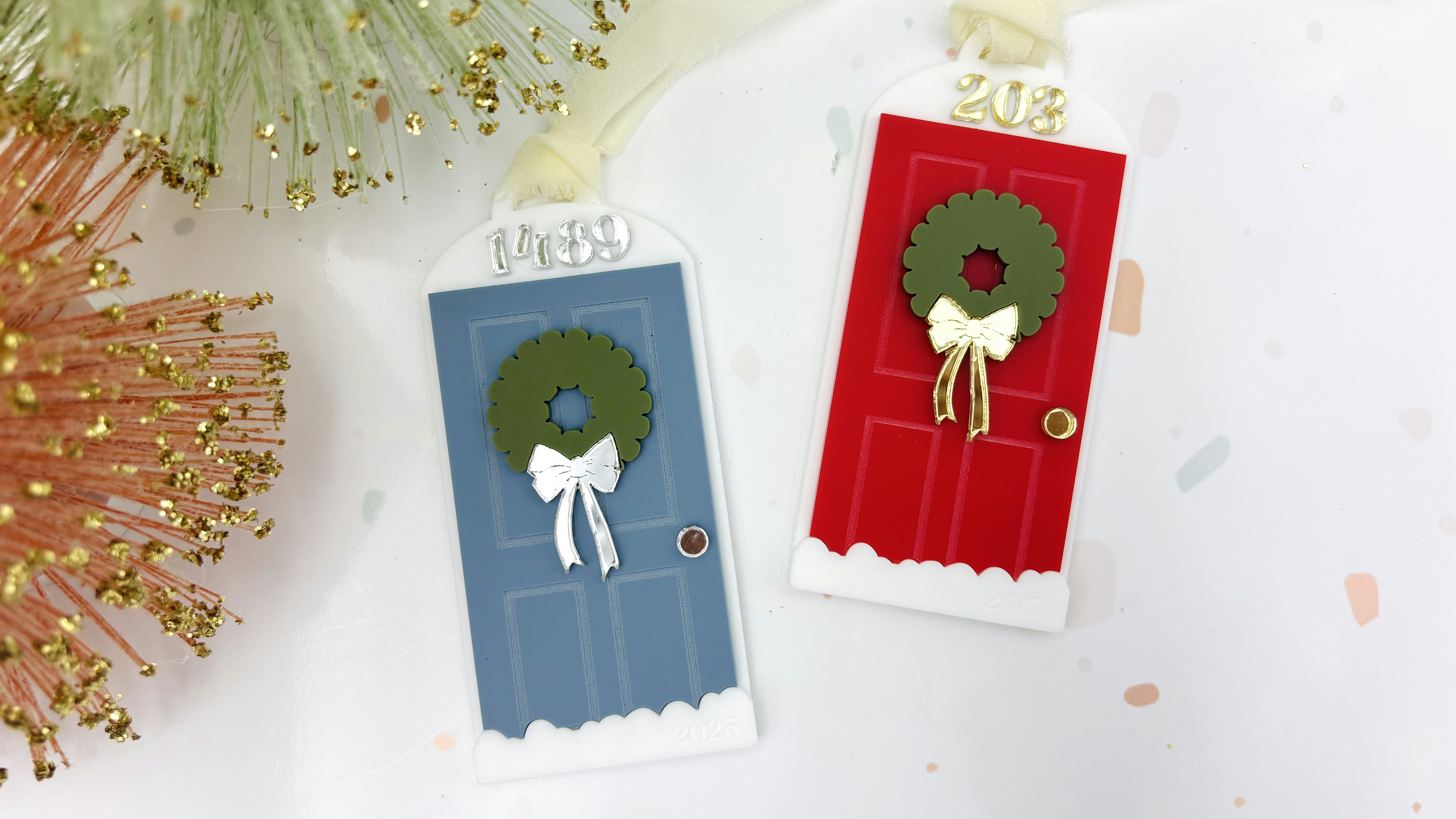Front Door Christmas Ornament