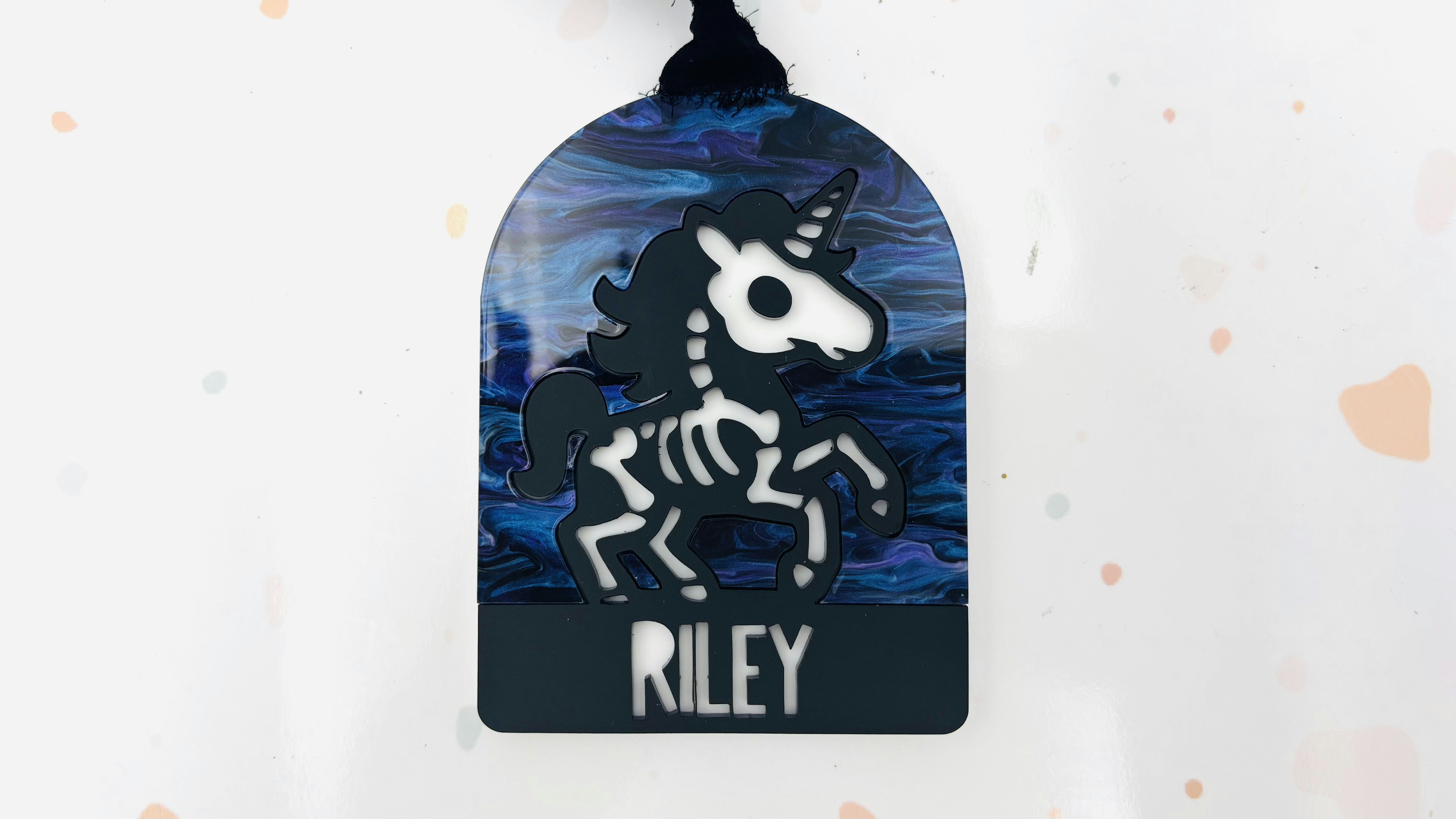 Unicorn Skeleton Tag