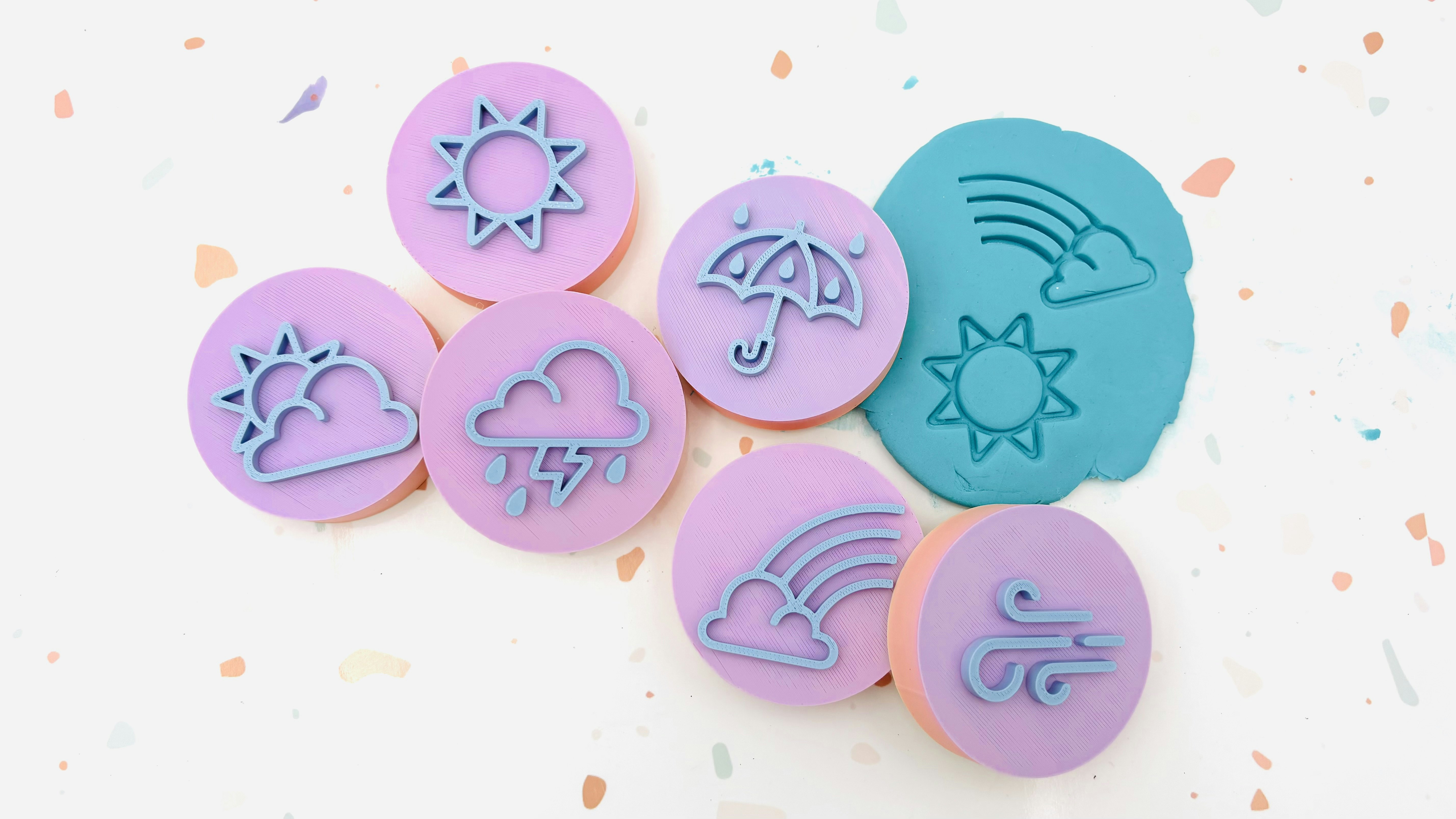 Emoji Play Dough Stamp