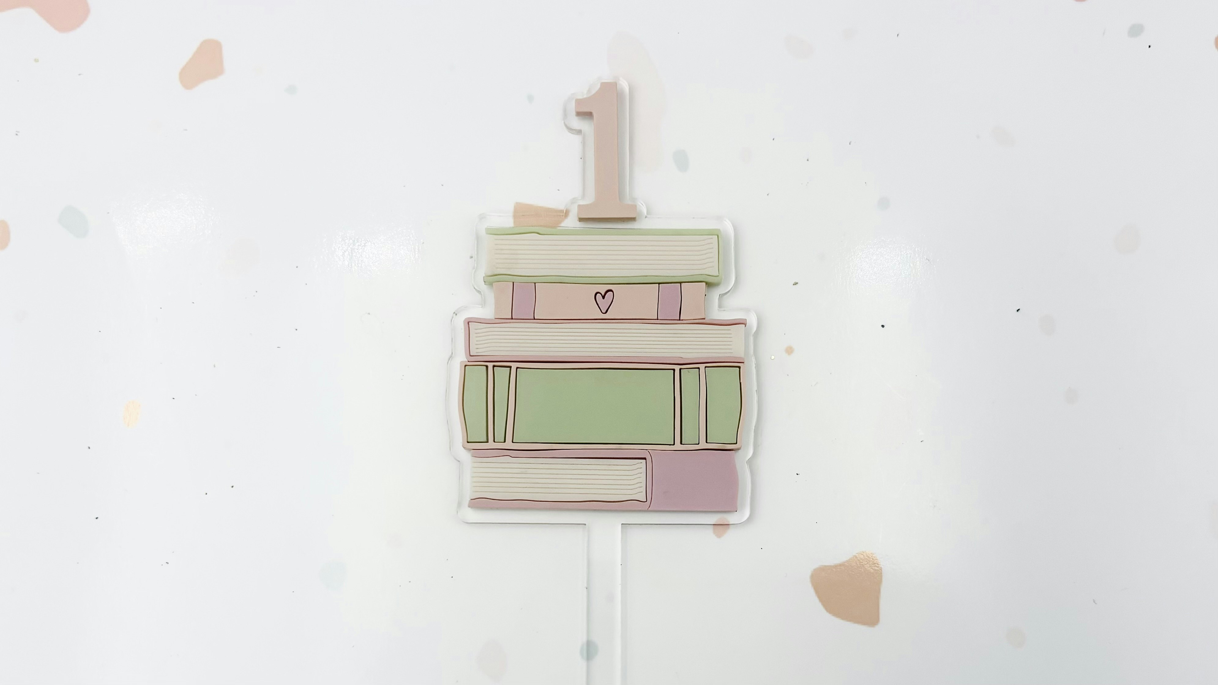 Book Cake topper
