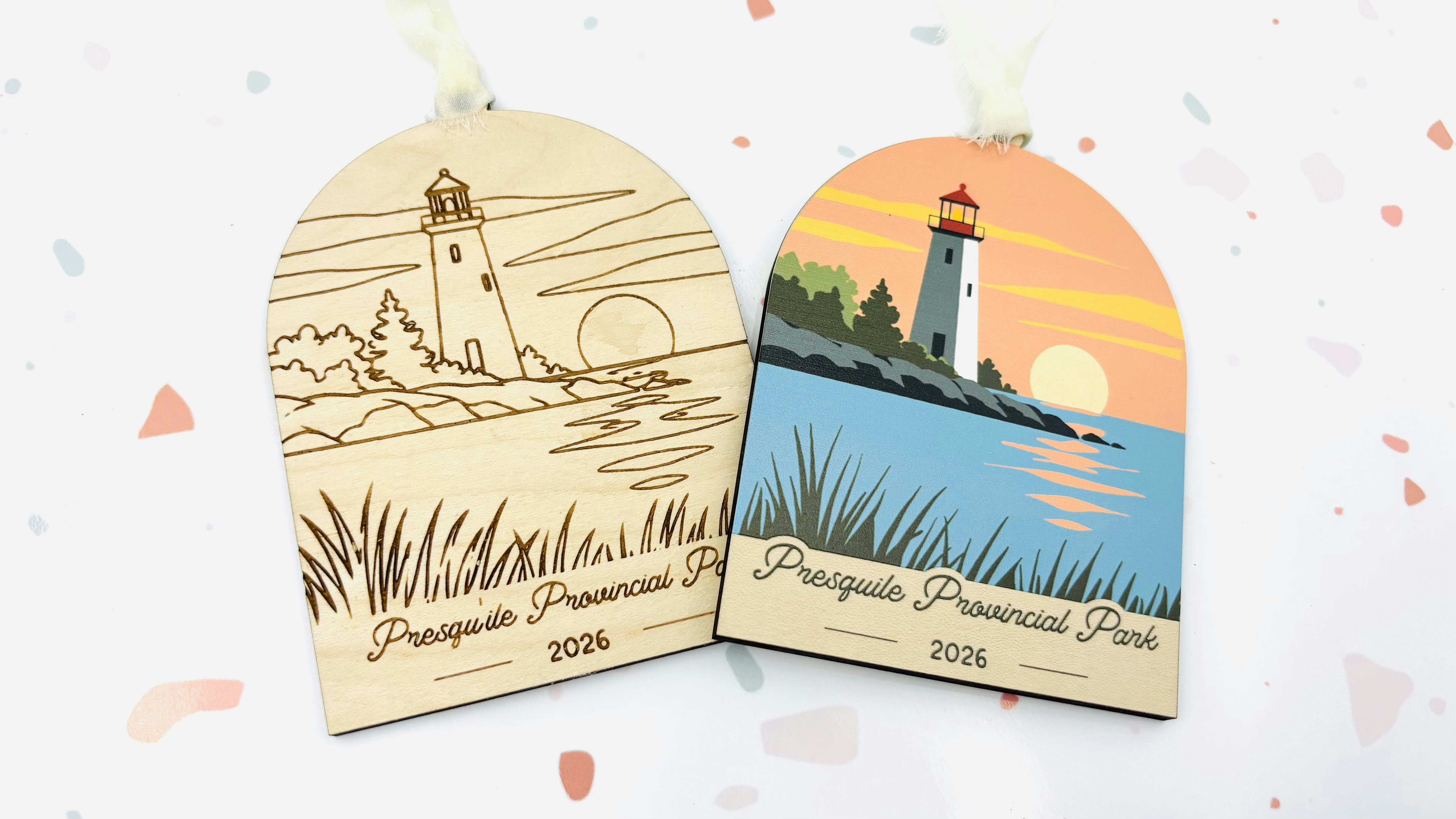 Lighthouse/Coastal Park Ornament/Magnet/Sticker