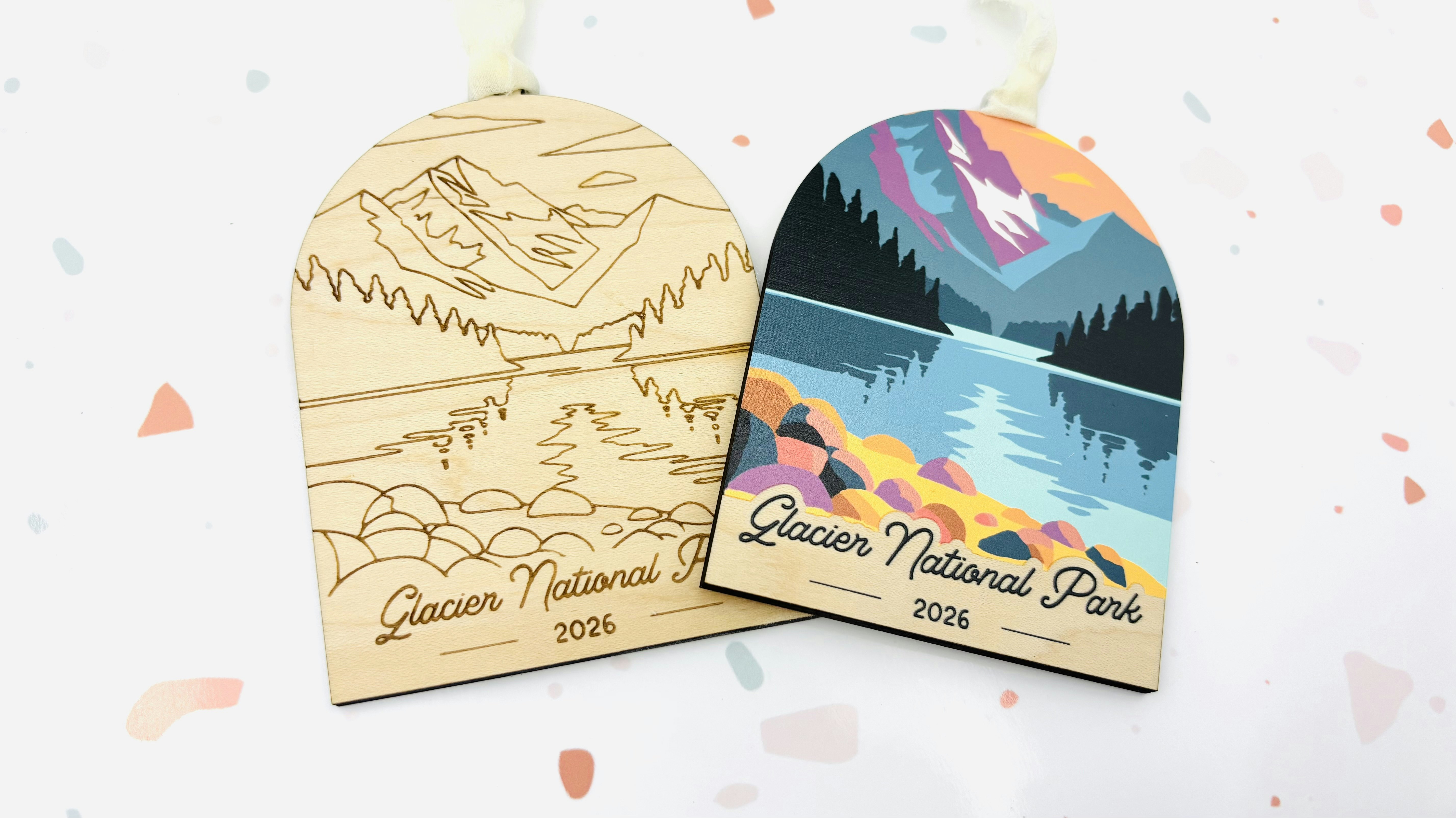 Glacier National Park Ornament/Magnet/Sticker