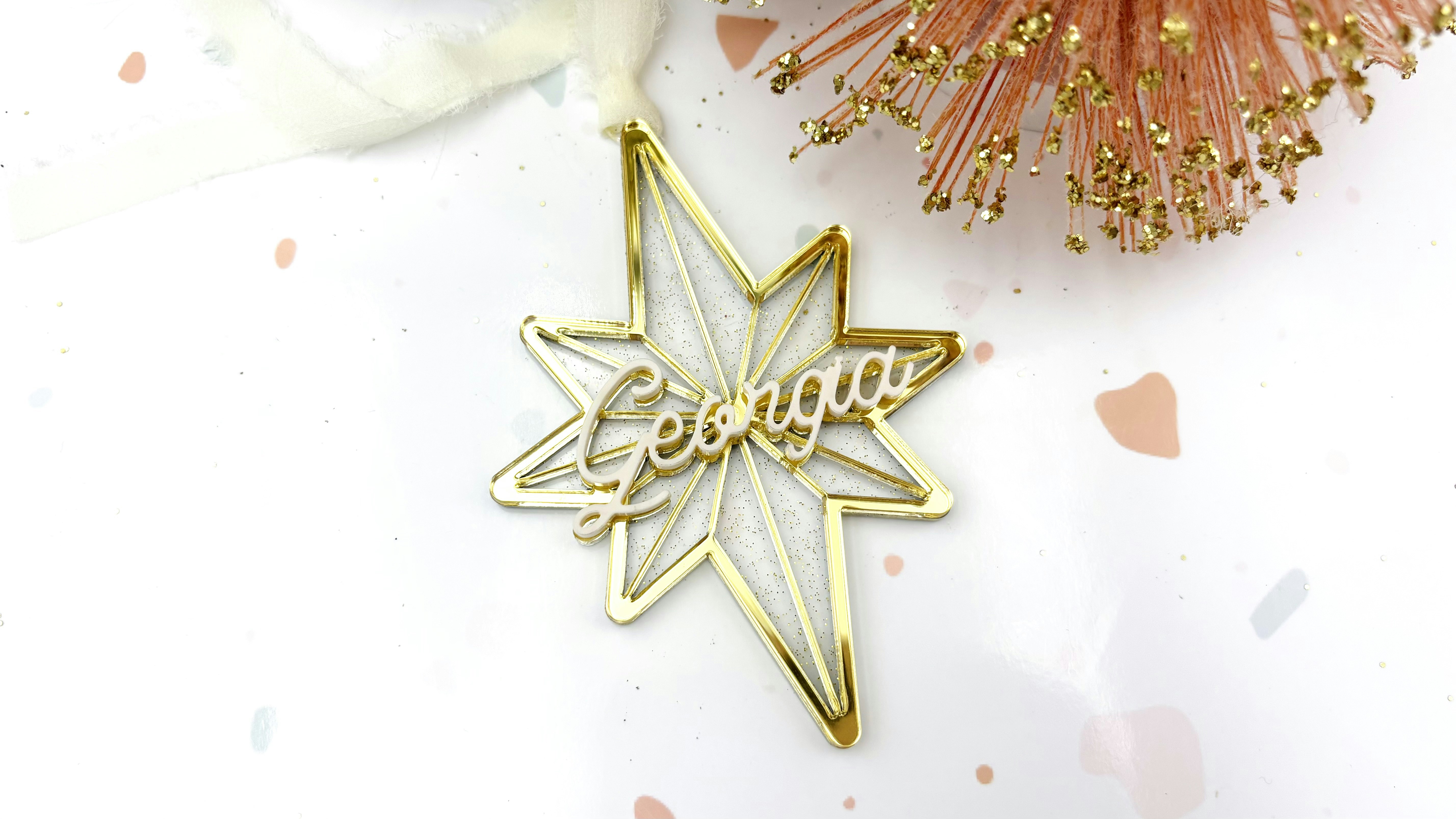 Detailed Starburst Ornament