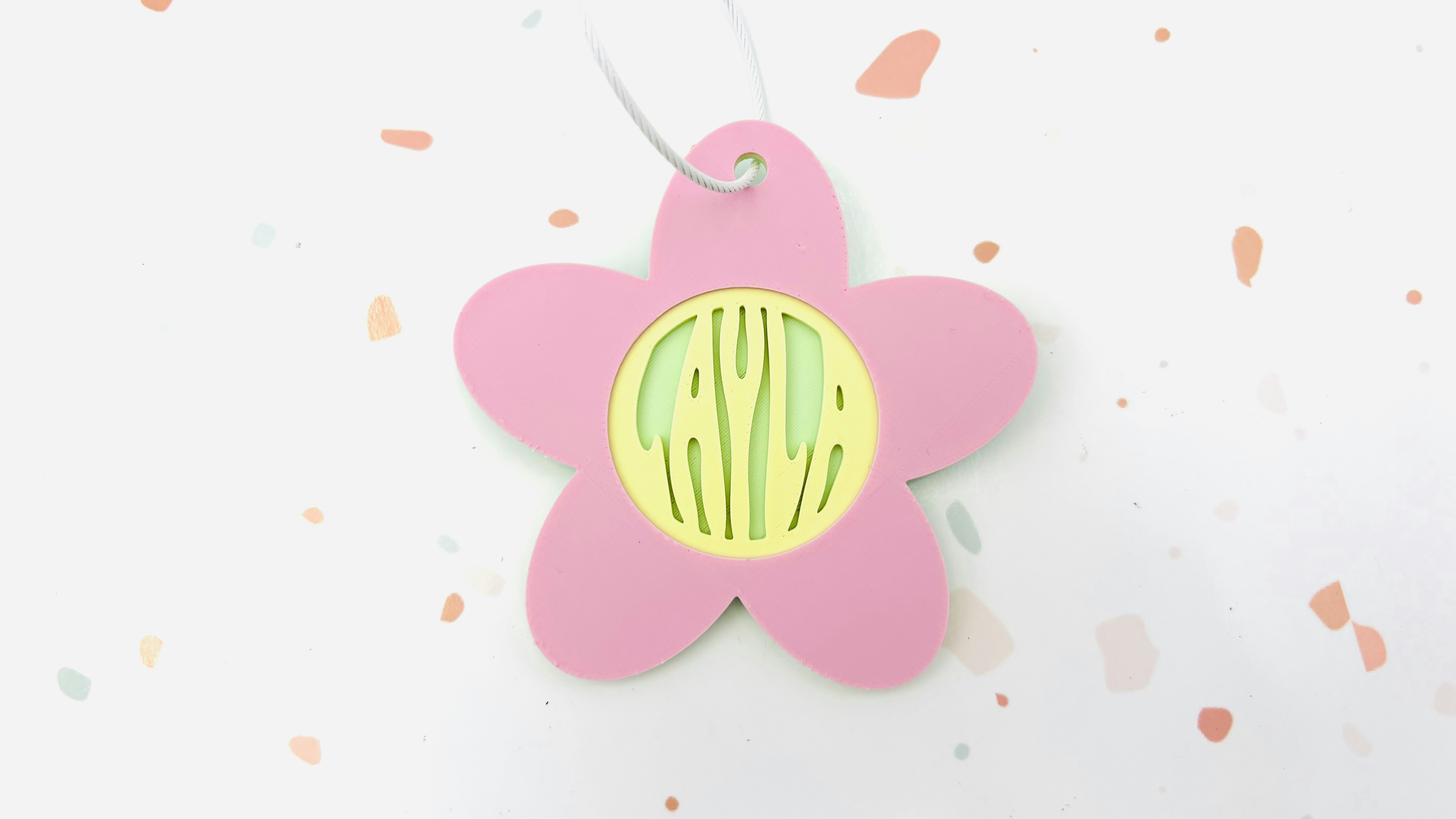 Flower Tag -3d Print