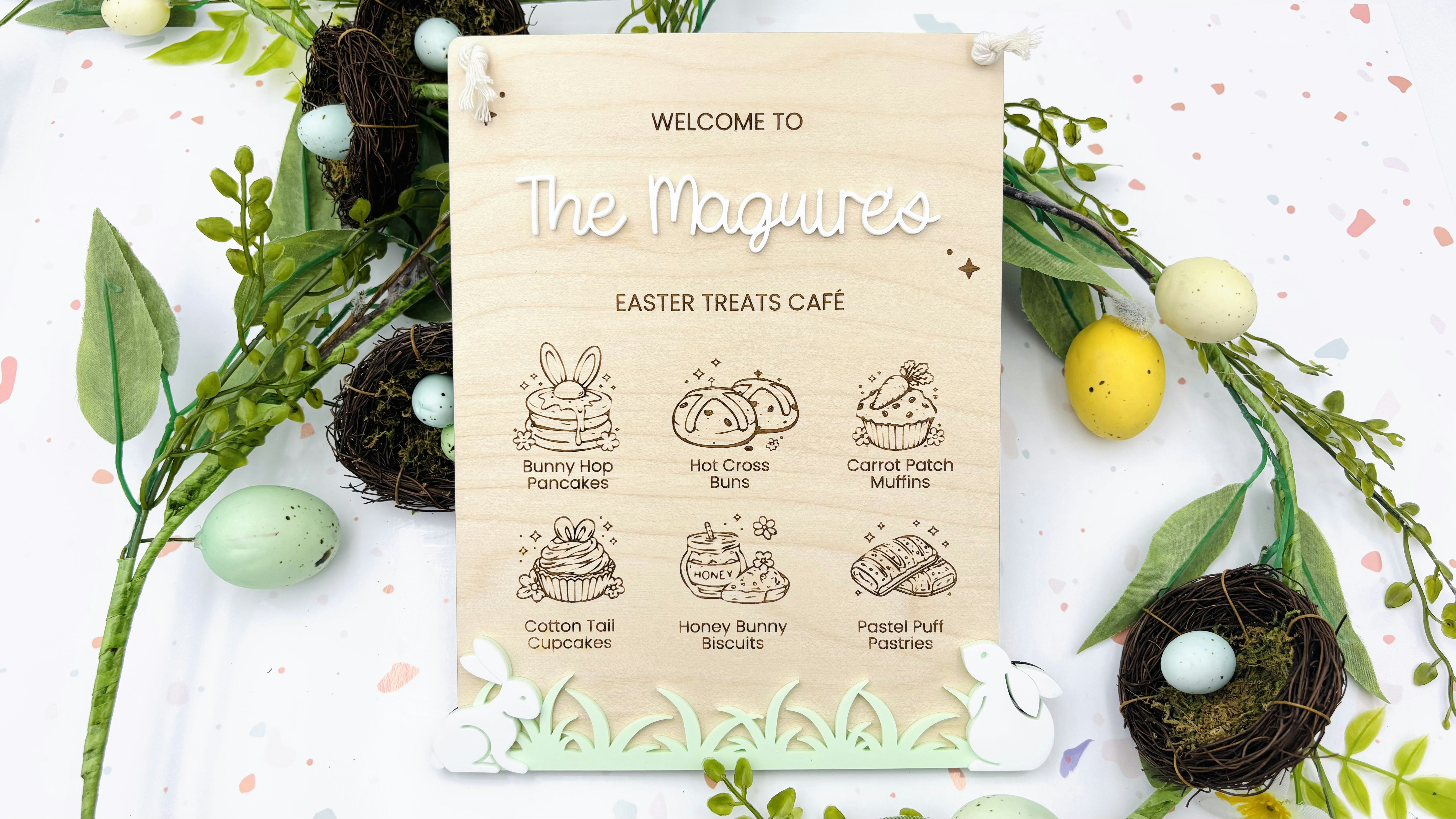 Easter Play Kitchen Menu
