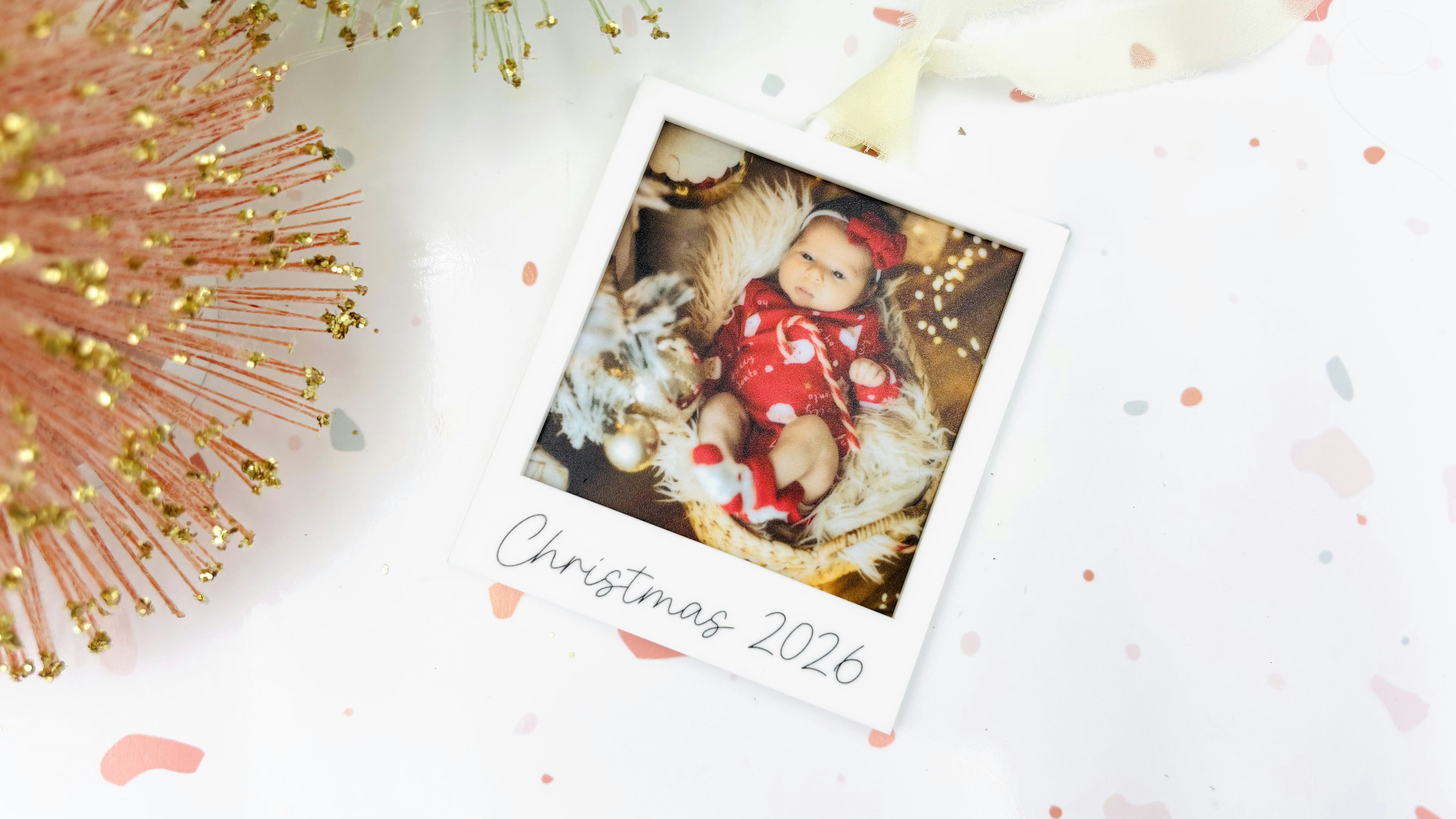 Photo Frame Ornament - Single Frame